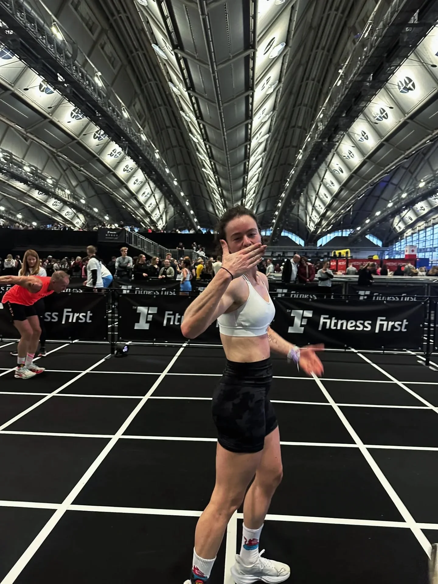 Recap of the glory &amp; the glorious chaos that was the Frankfurt Hyrox whirlwind!

Absolutely loved every second racing alongside @marc.rademacher 💪🏻 The joy of racing was there, that doubles push really gives you energy &amp; power to keep fight