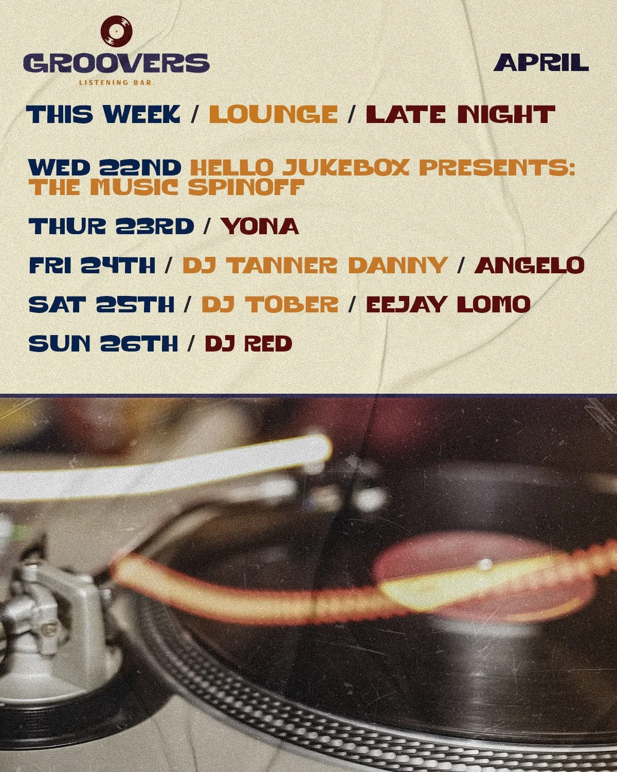 Groovers presents: Red