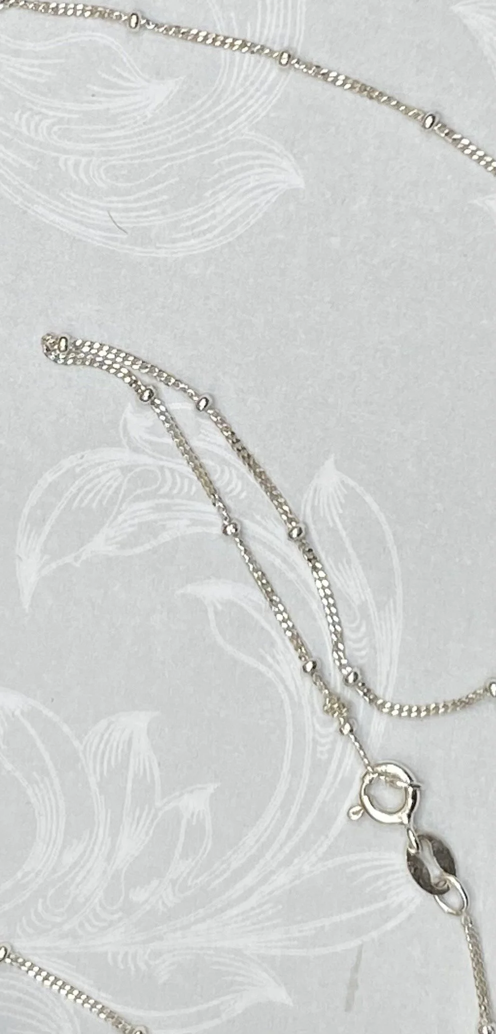 925 Sterling Silver Minimalist ball chain
