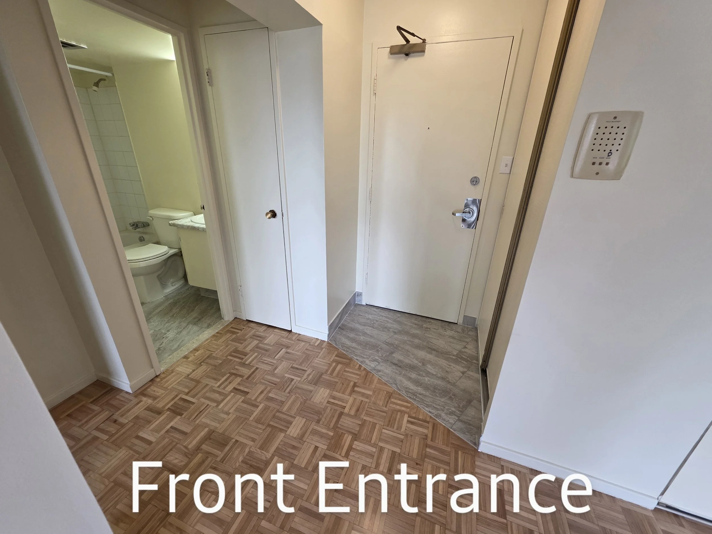 Large 1 Bedroom Front Entrance