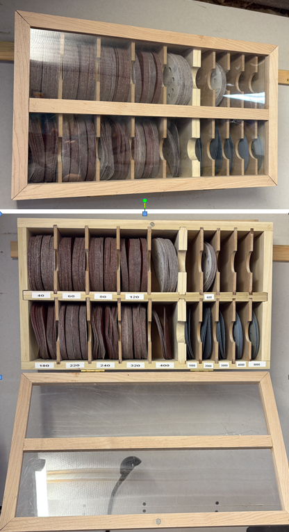 Custom Sanding Disc Storage