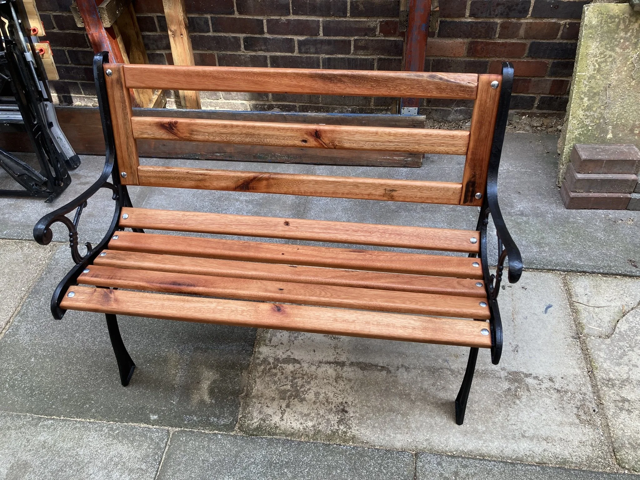 Reclaimed Wood Garden Bench