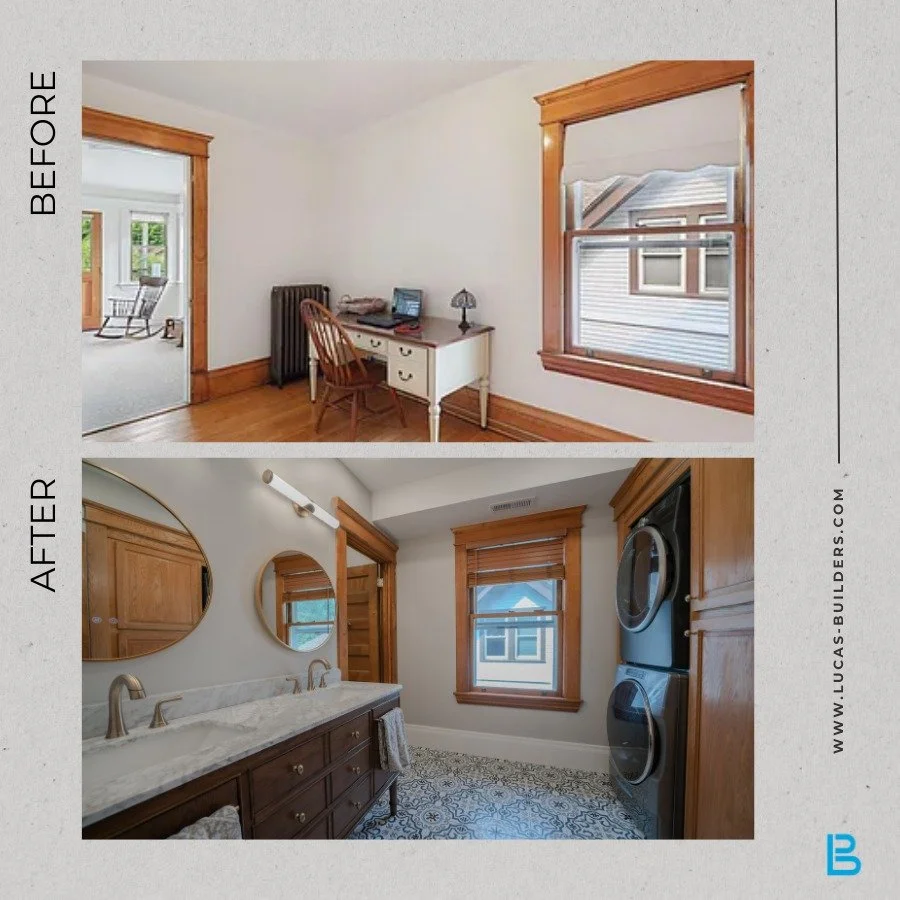 Behind the Project: An Early 1900's Home Remodel
In the second part of this series of posts from Lucas Builders, we will take you through this beautiful remodel of a second-floor bathroom in the Merriam Park neighborhood, resulting in a complete reo