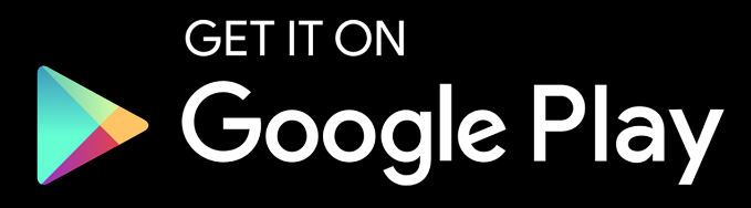 Google Play logo with text 'GET IT ON Google Play' in white on a black background.