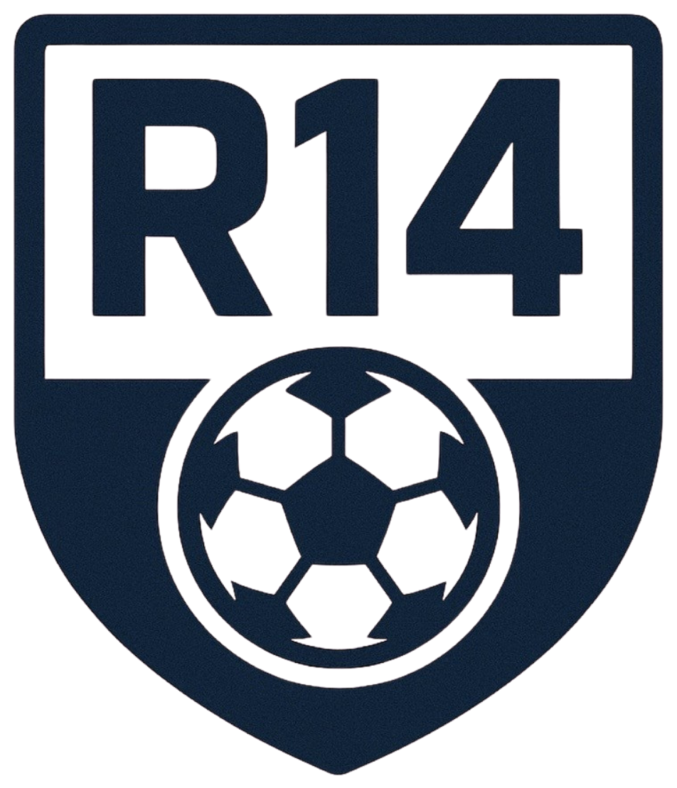 R14 Soccer training logo