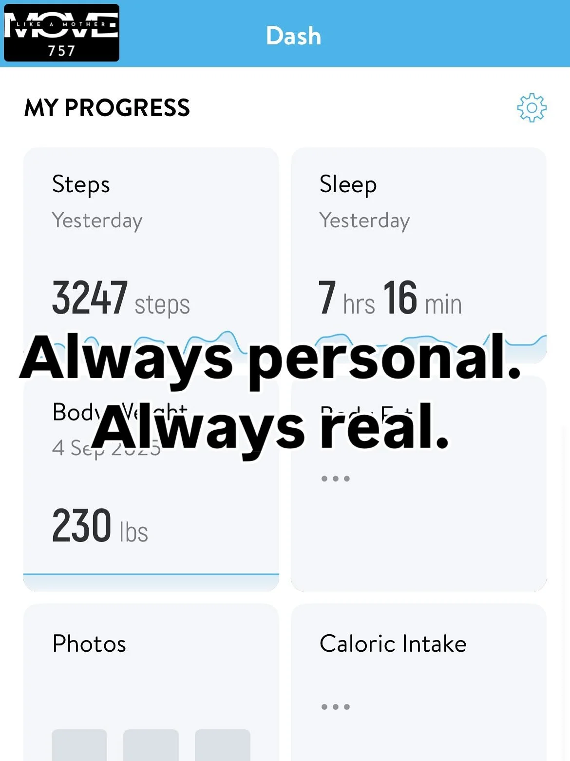 Your fitness plan should fit you.
Your life. Your body. Your season.

With DEEPwork, we create a personalized approach&mdash;whether that means tracking macros, setting non-scale goals, or syncing your sleep, steps, and stress. The right structure fo