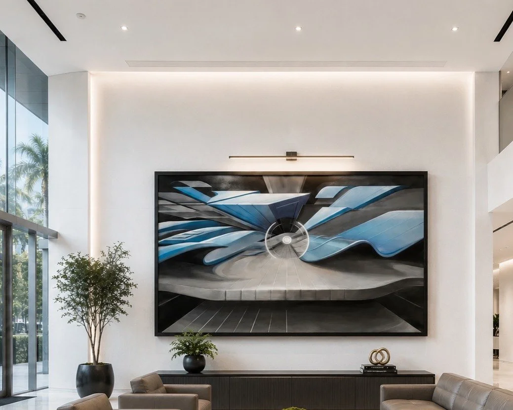 Pinnacle by Colin Breslin, shown in a luxury interior