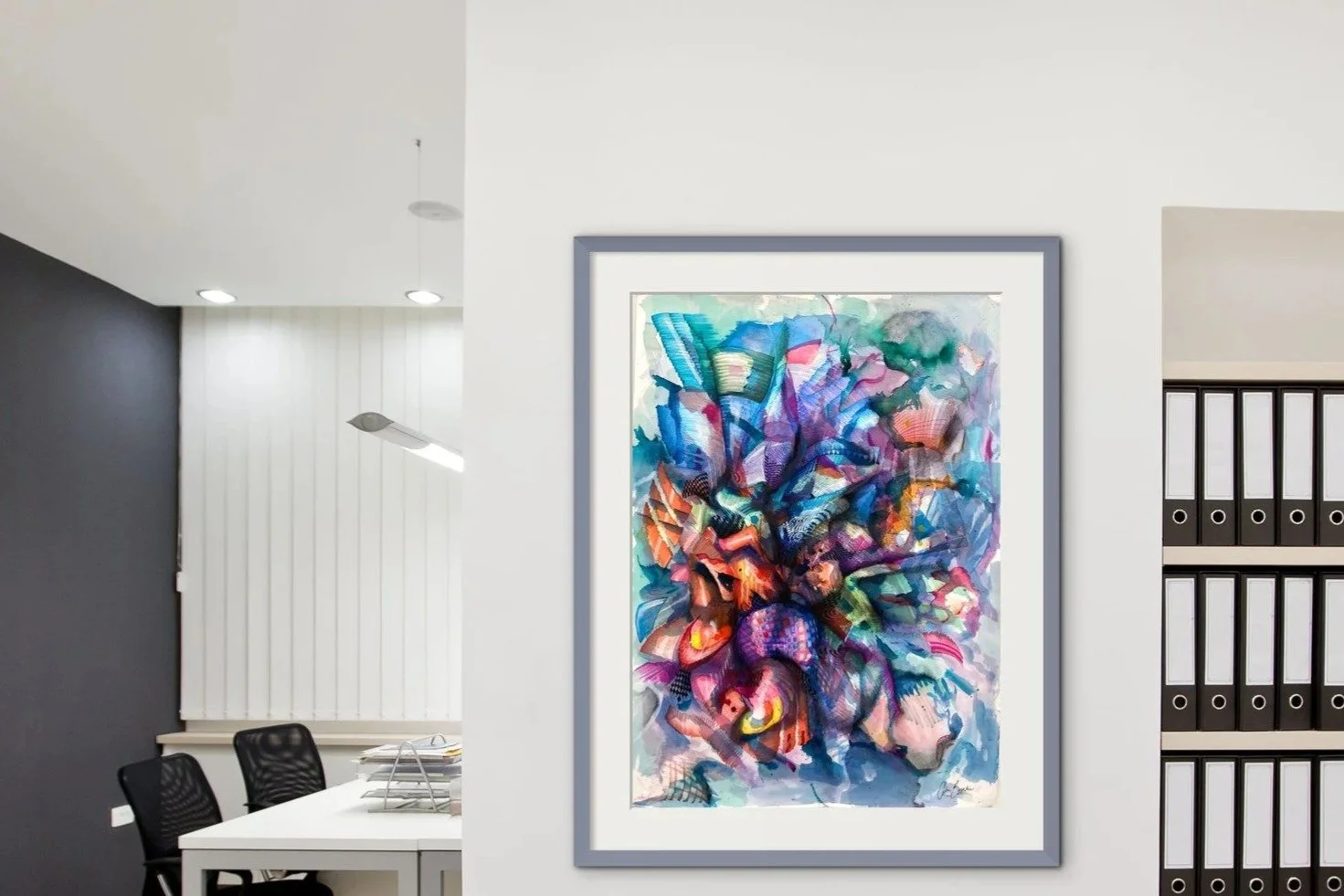 Distortions by Colin Breslin, shown in a luxury interior