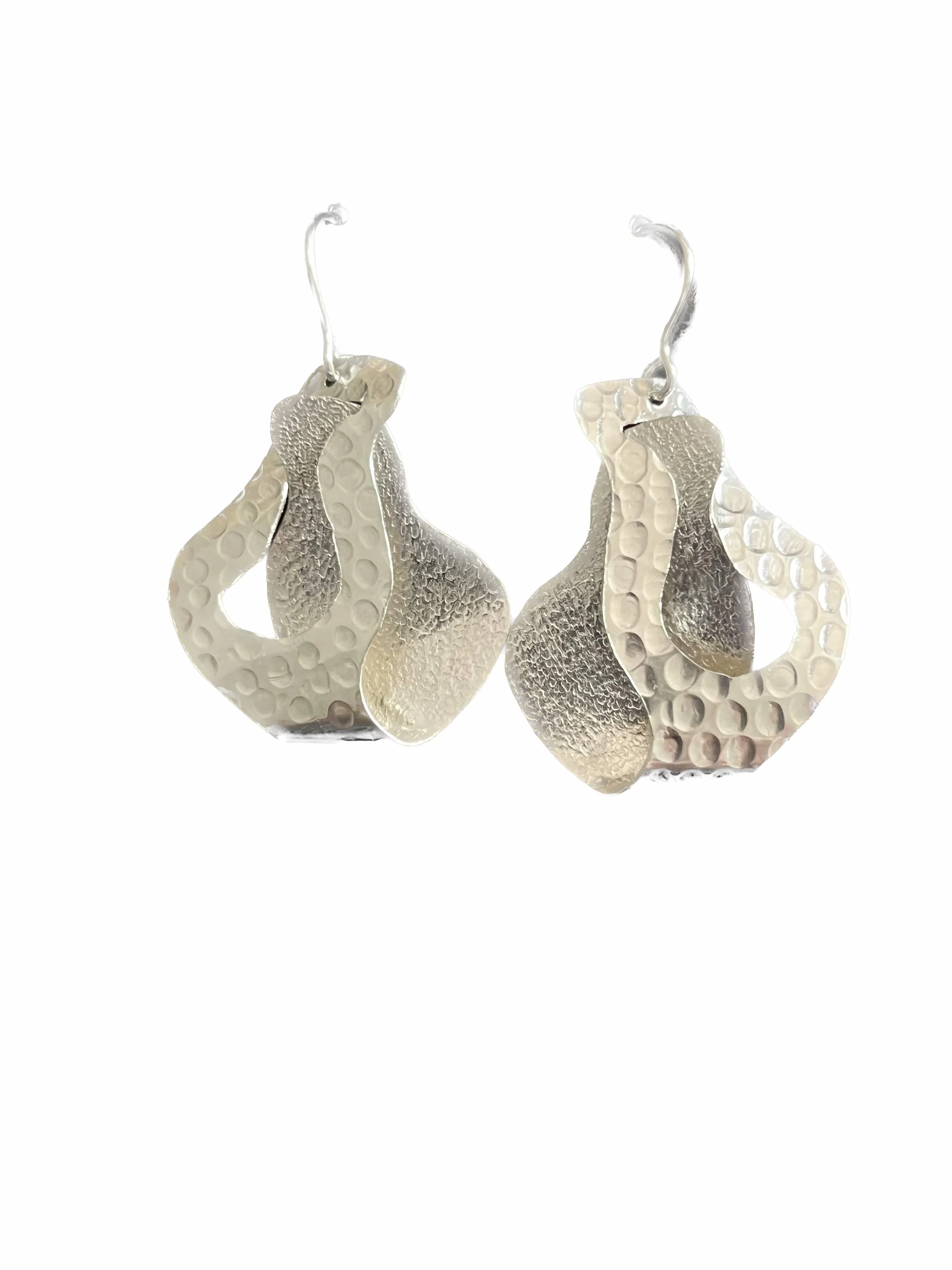 Sterling Silver Organic Double Fold