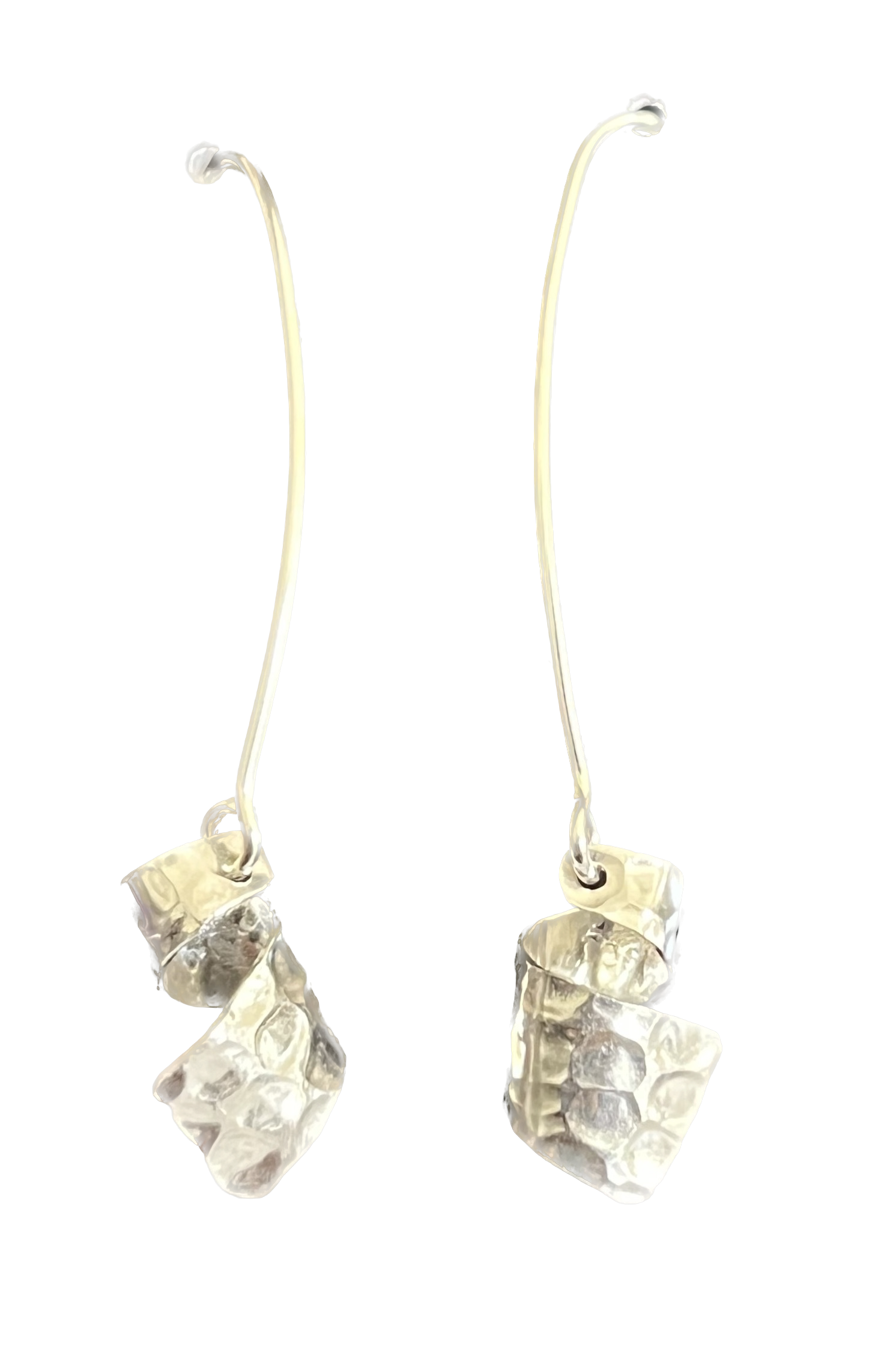 Sterling Silver Dangling Twists