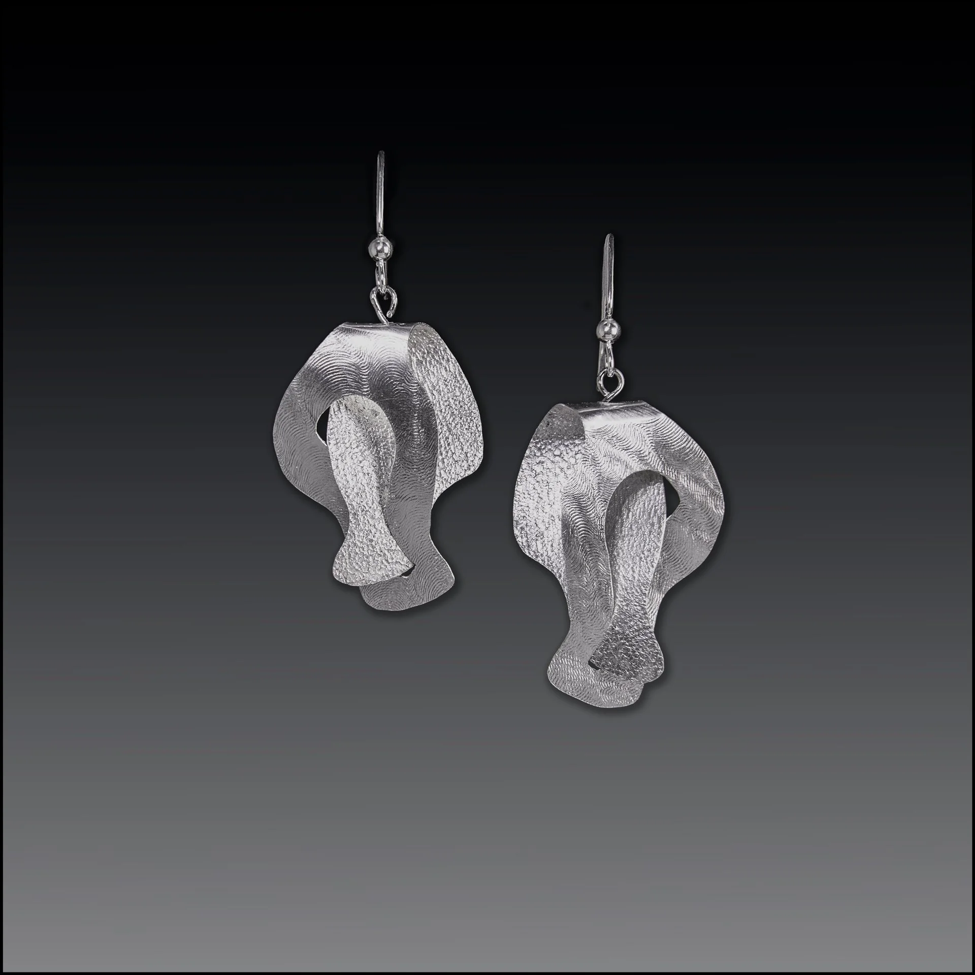 Sterling Silver Organic Double Fold