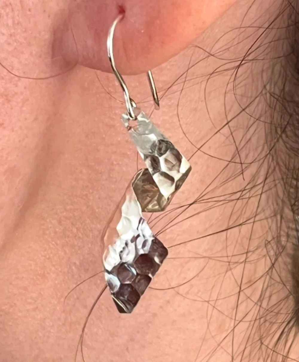 Sterling Silver Twisted Dangle