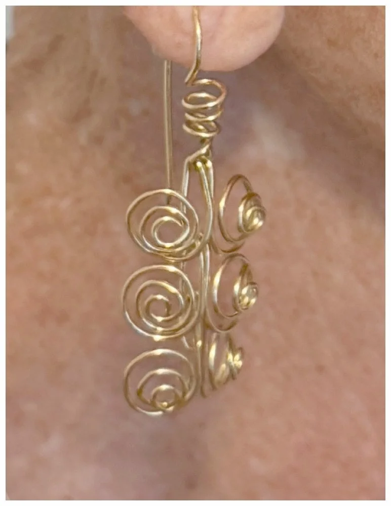Gold Filled Modeled Spiral