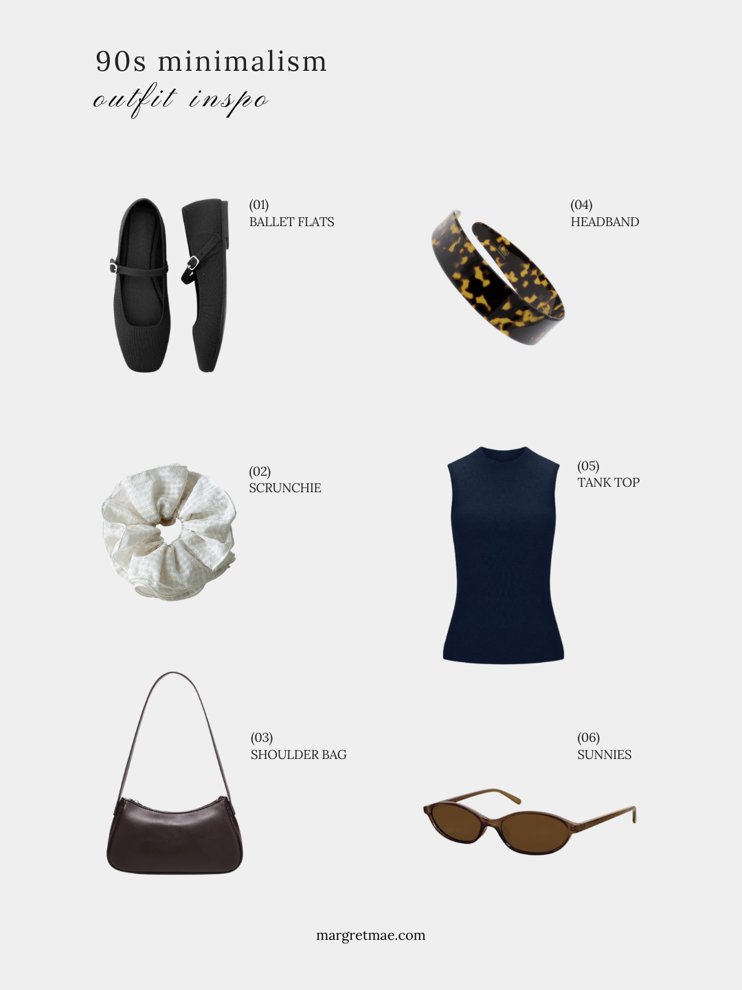 90s minimalism outfit inspo