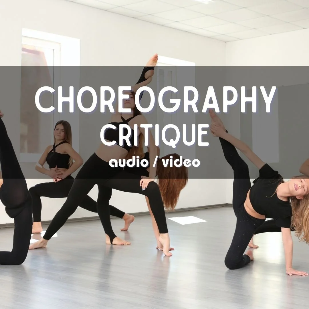 Choreo Critique - Audio / Video