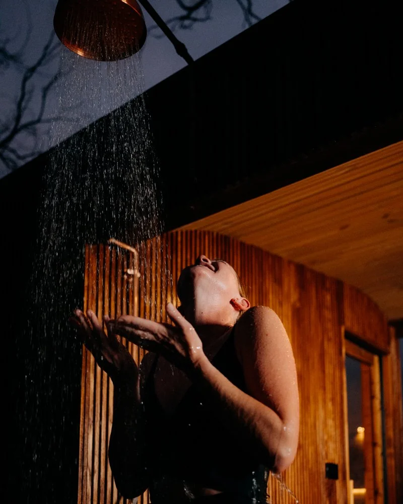 sauna shower