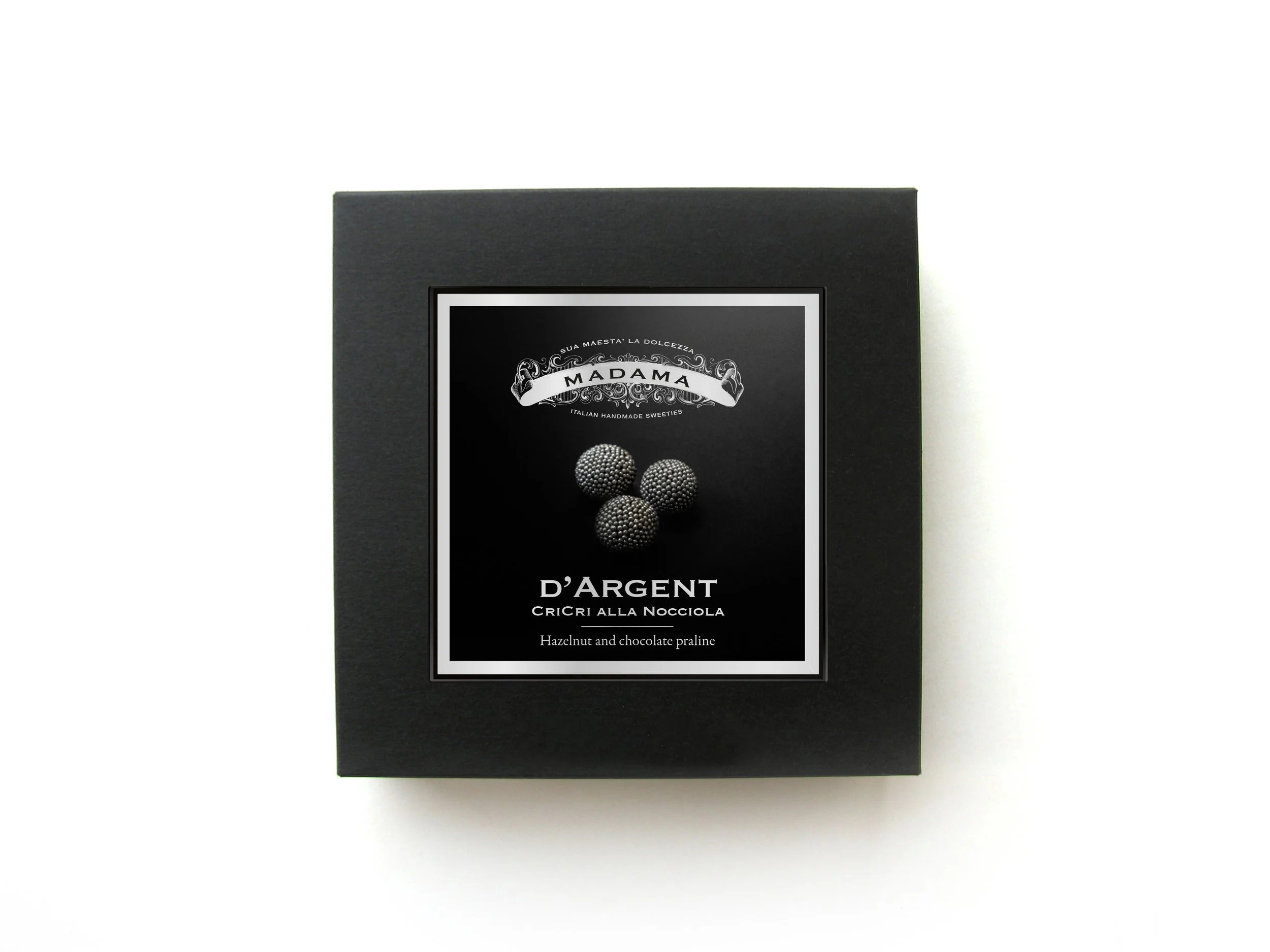 D'Argent Cri Cri alla Nocciola  -  Hazelnut and Chocolate Praline