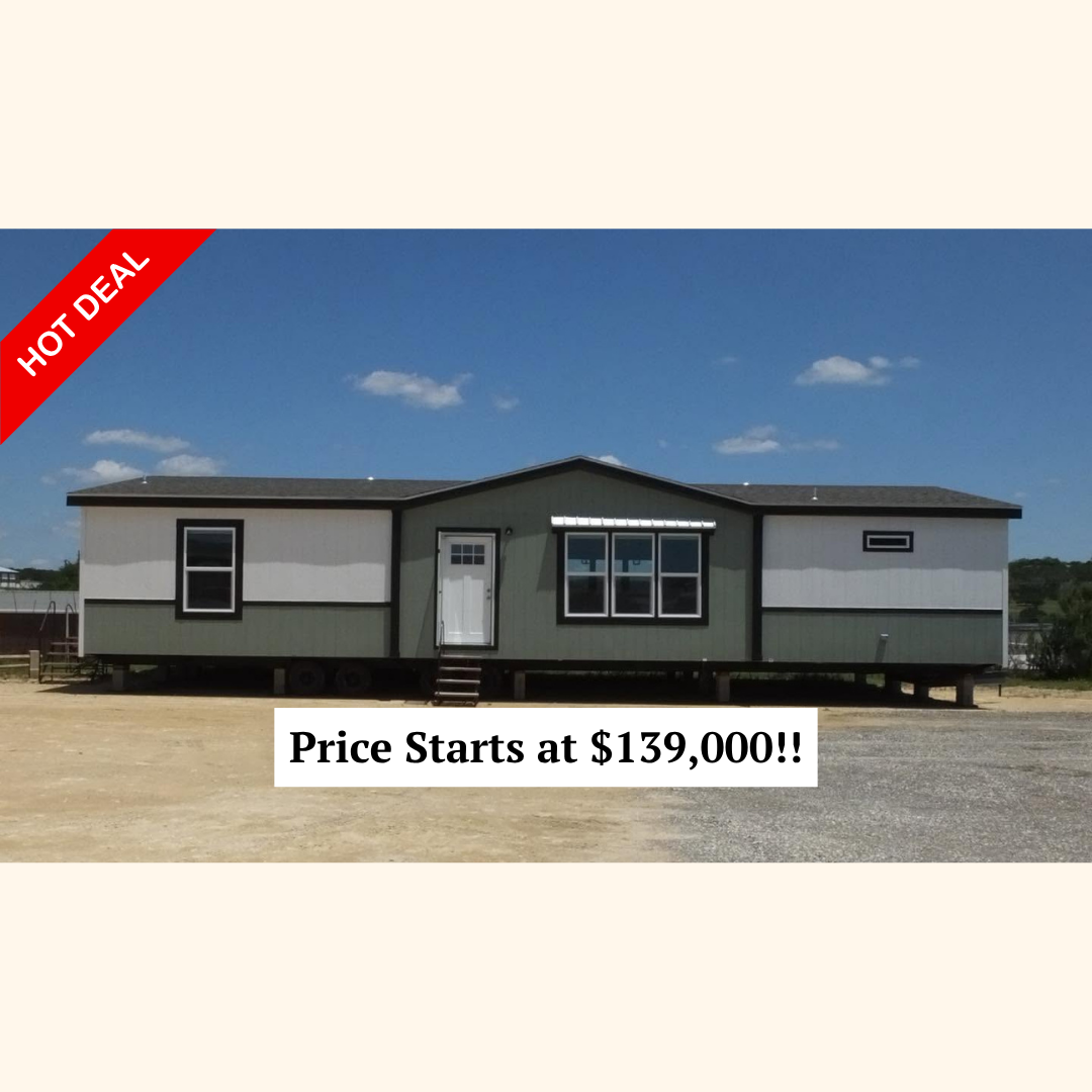 Daly manufactured home by Jessup Housing featured at Cowboy Capital Cottages in Bandera, Texas