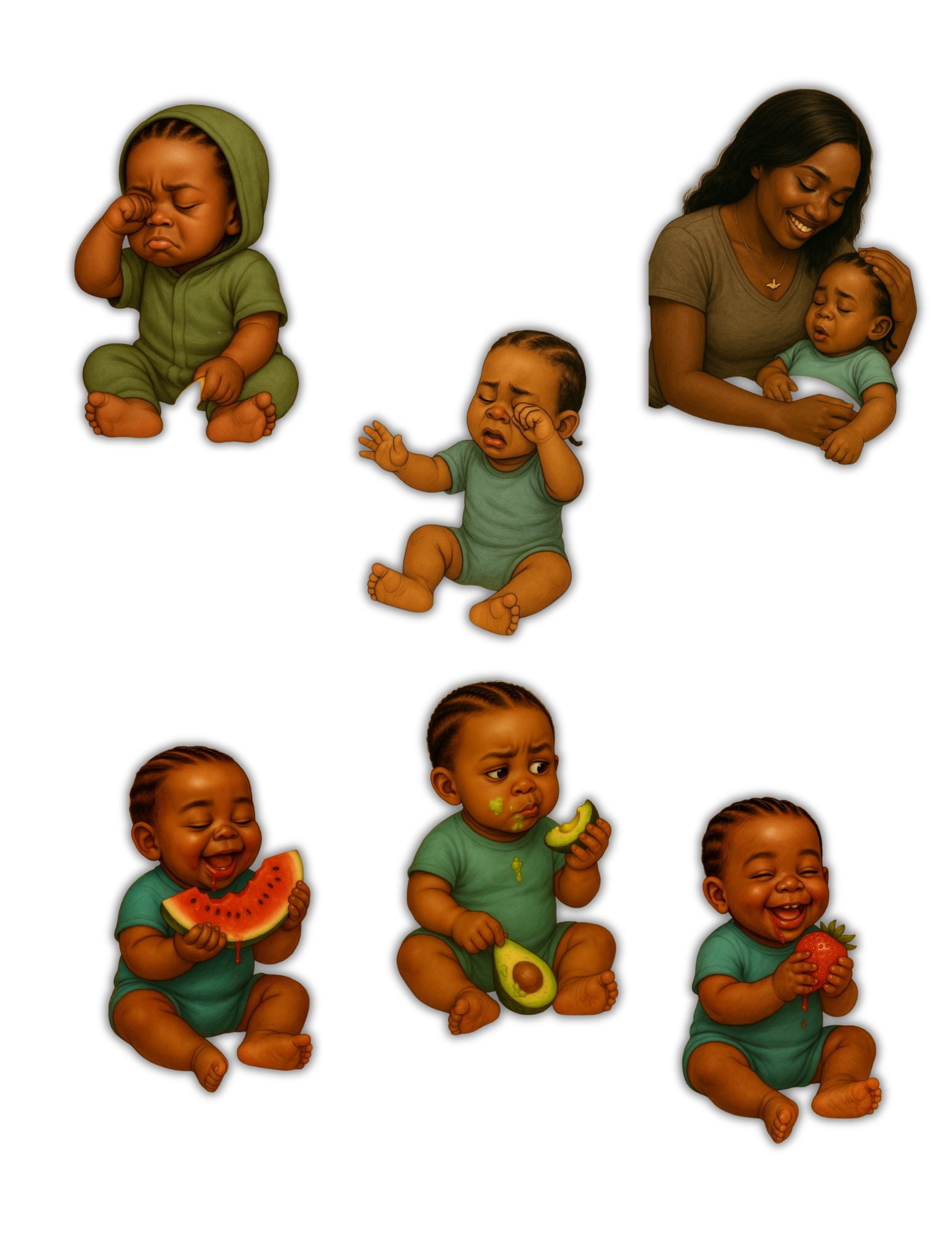 Sticker Pack- Trey Tries It!