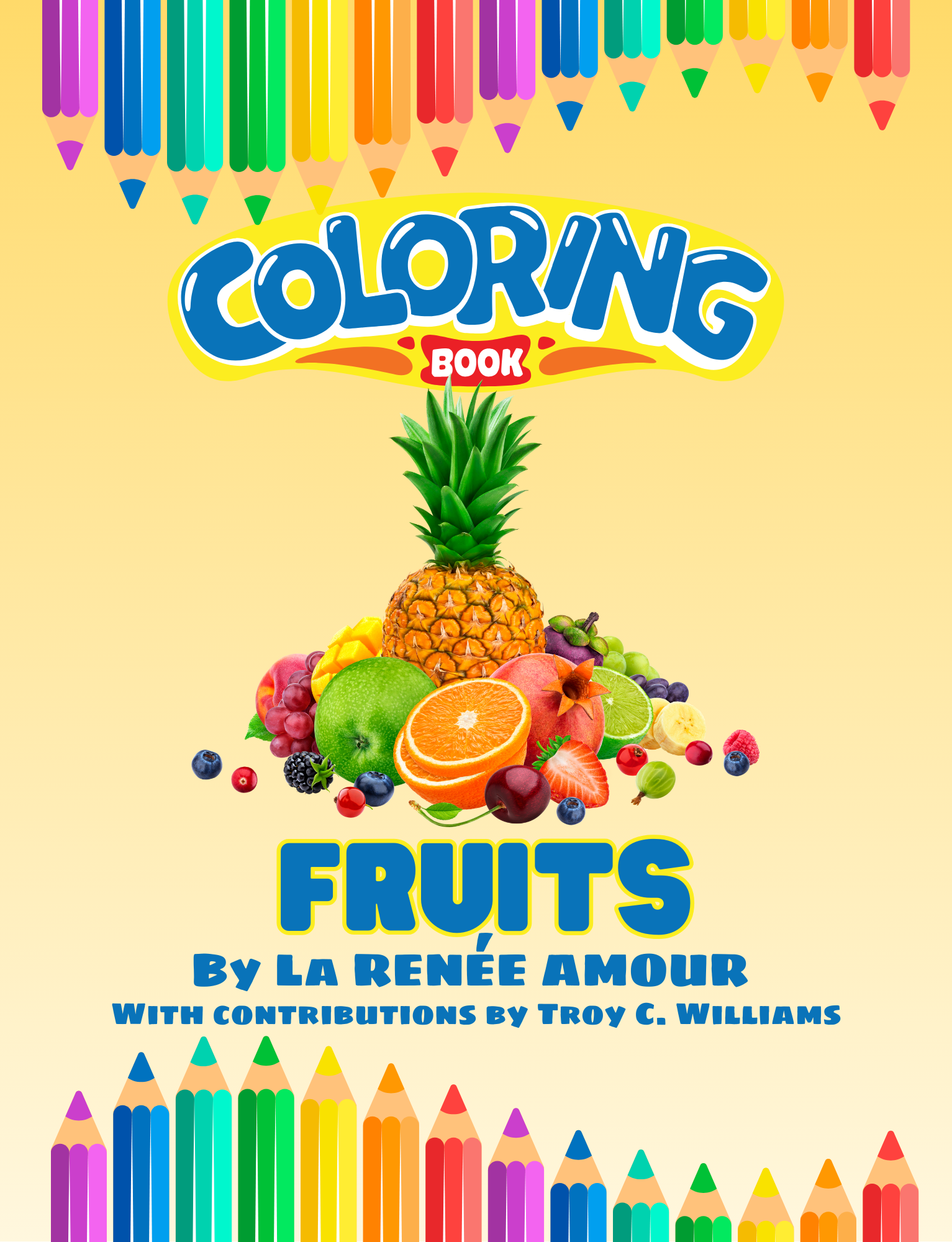 Fruits of the Island Coloring Book
