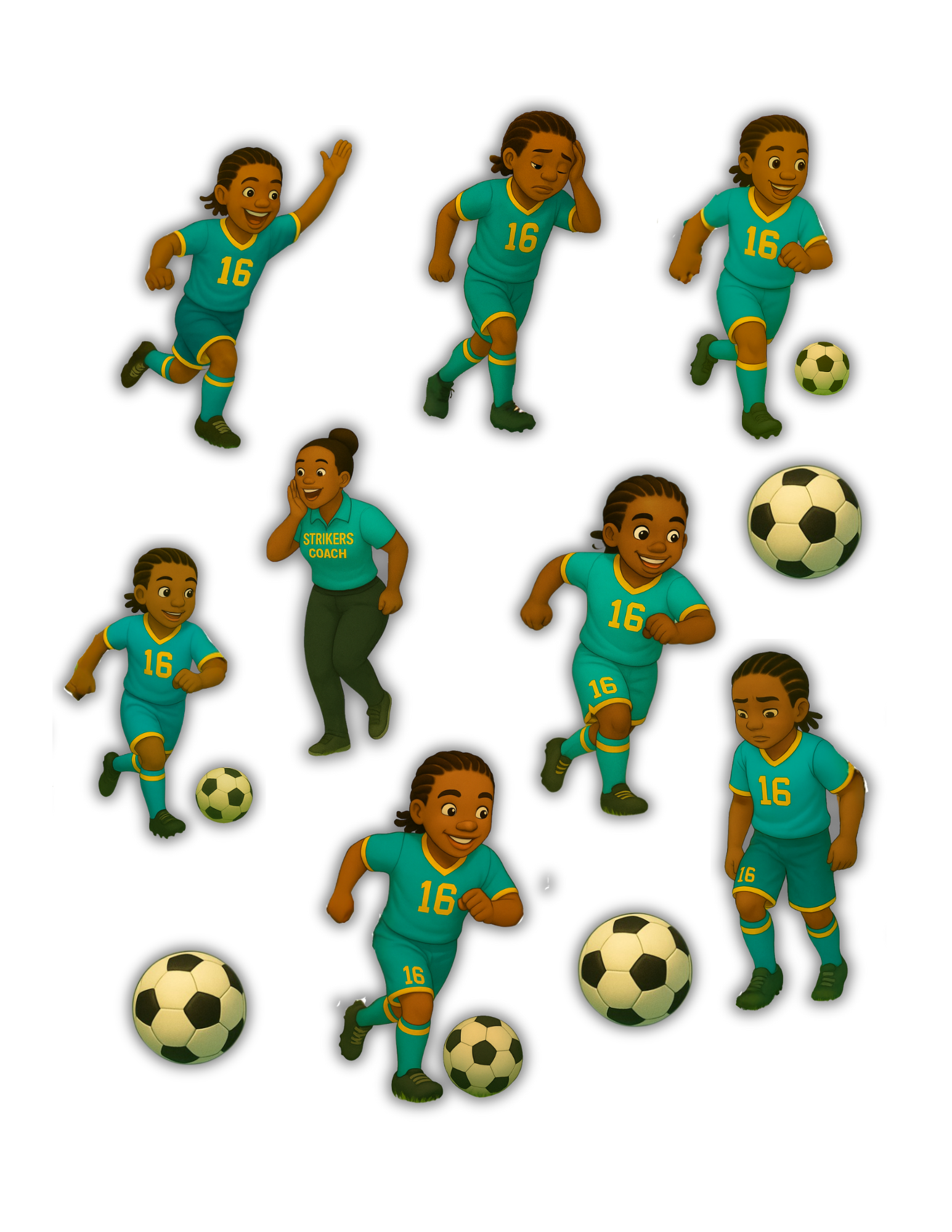 Sticker Pack- Trey's Championship Game