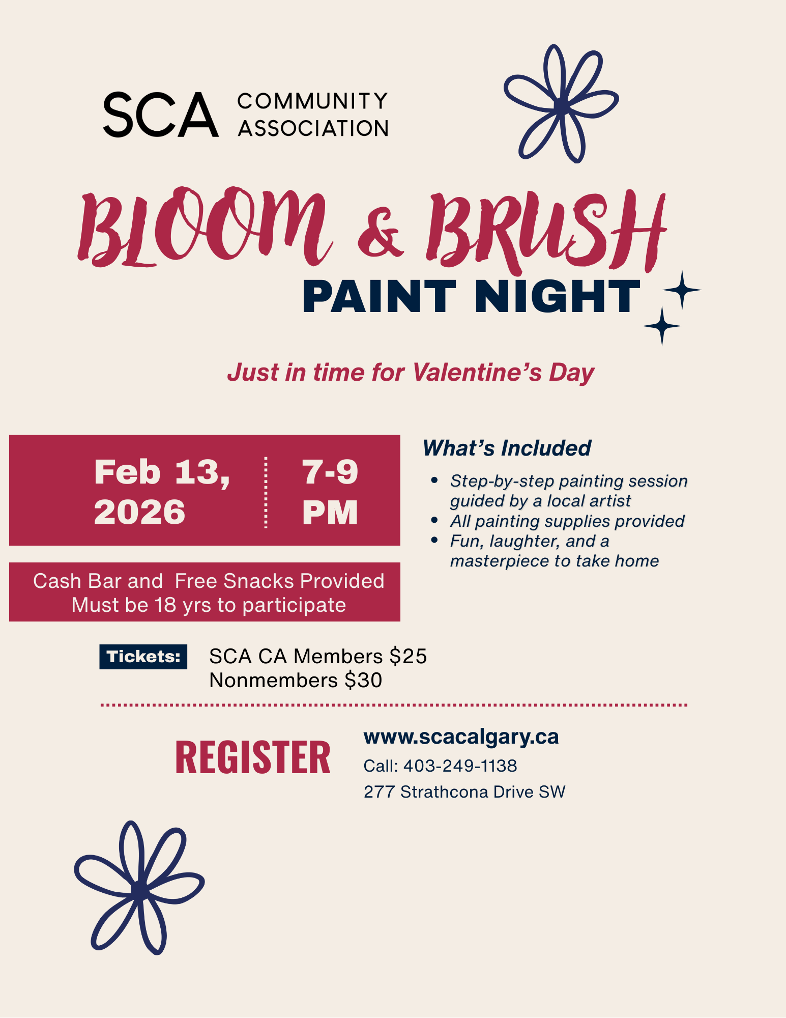 Bloom & Brush Paint Night