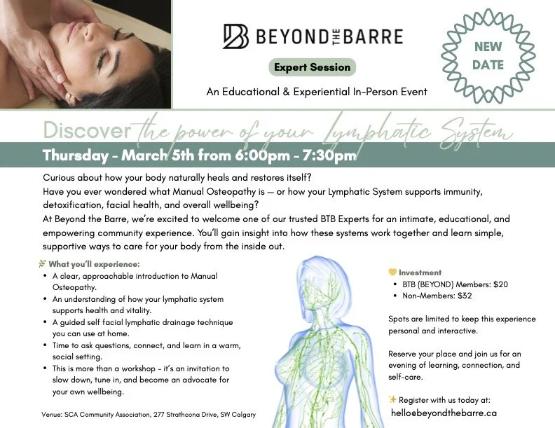 Beyond the Barre - Expert Session - Discover the Power of Your Lymphatic System