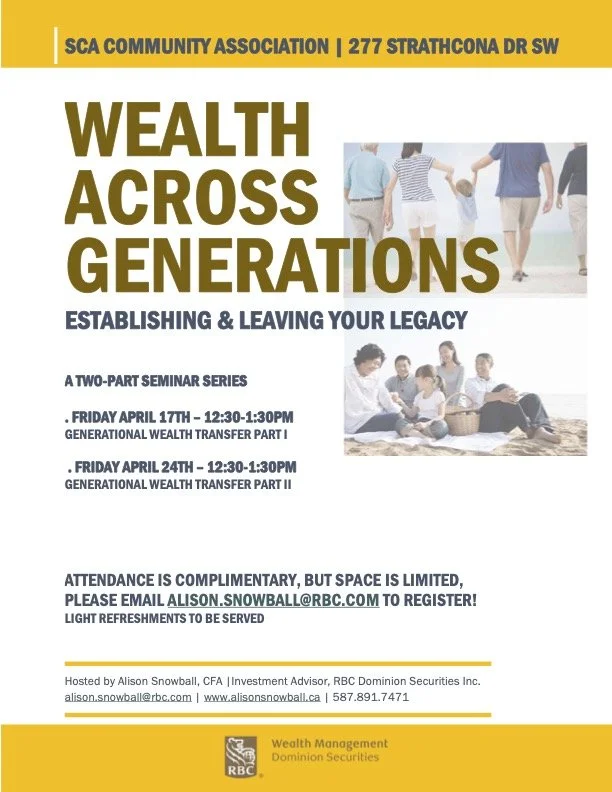 RBC Dominion Securities Inc. Presents - GENERATIONAL WEALTH TRANSFER 