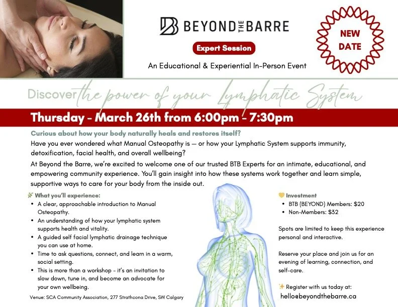 Beyond the Barre - Expert Session - Discover the Power of Your Lymphatic System