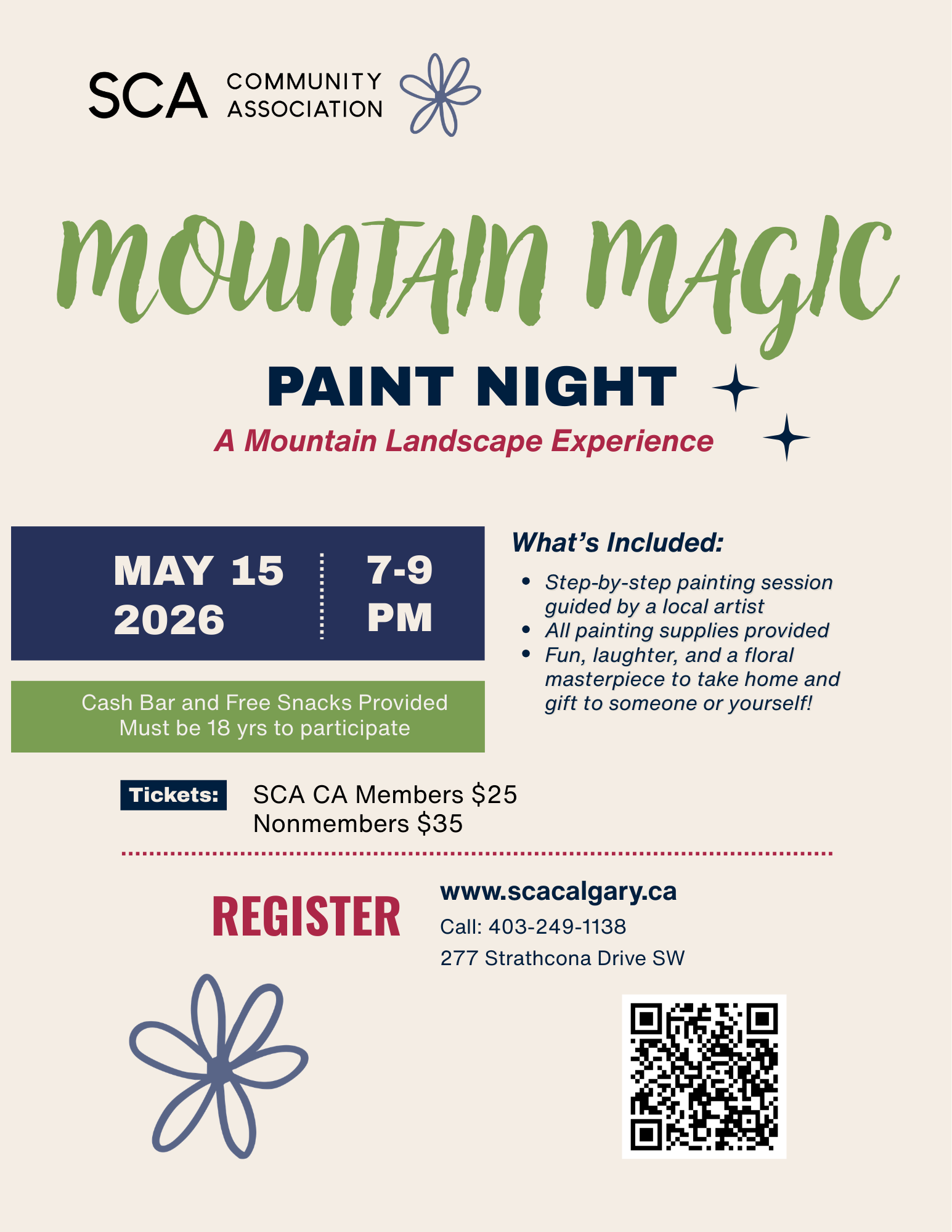 Mountain Magic Paint Night