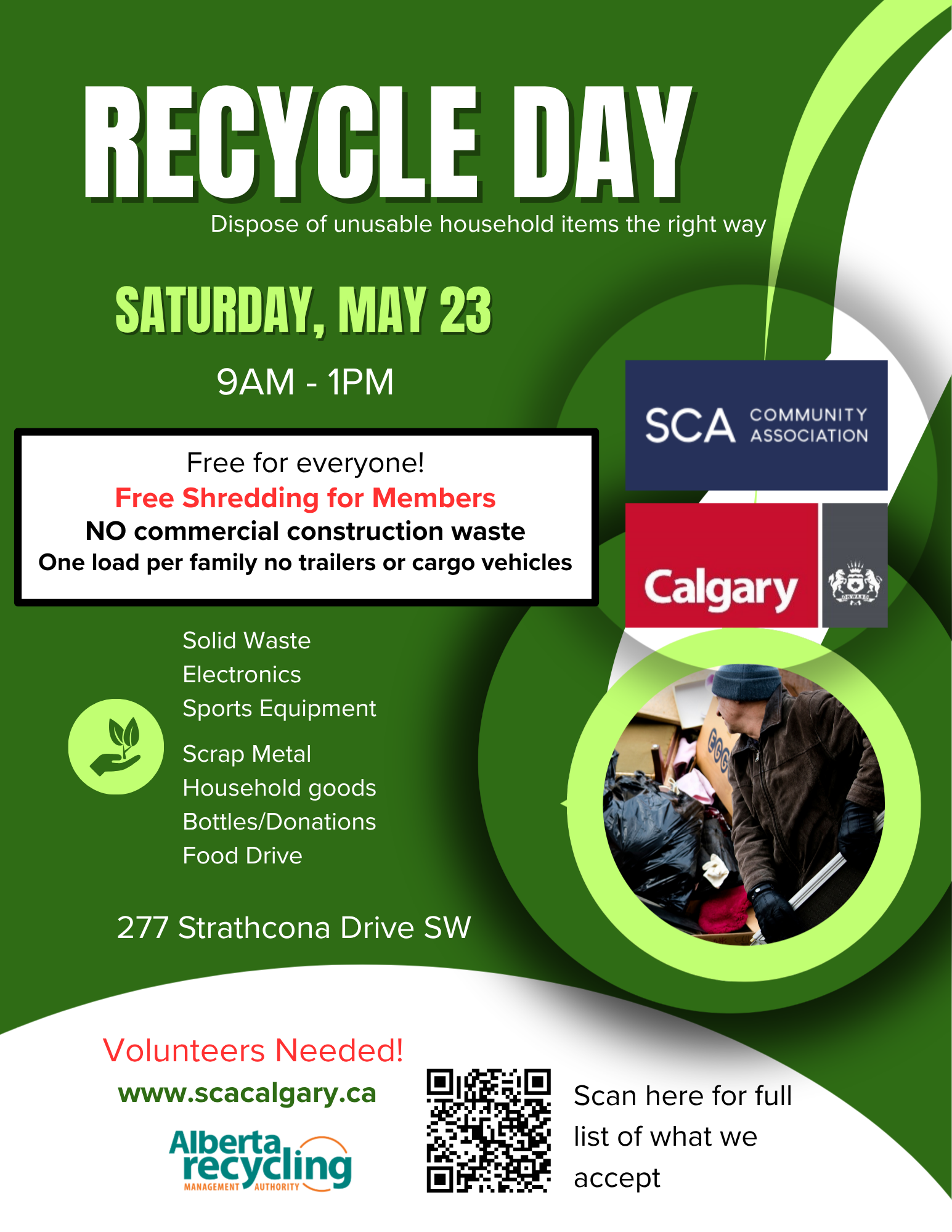 SCA CA Recycle Day (Community Clean Up)