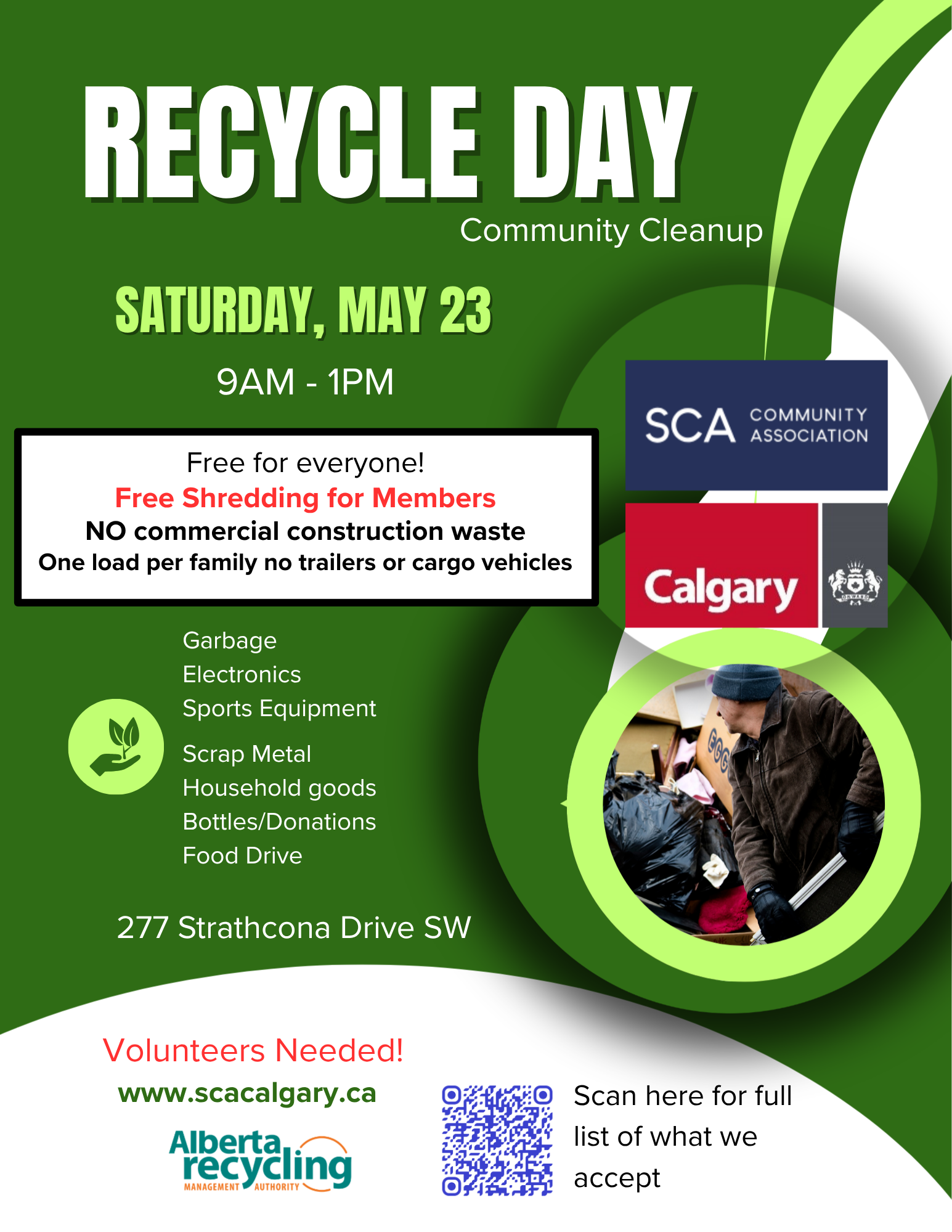 SCA CA Recycle Day (Community Clean Up)
