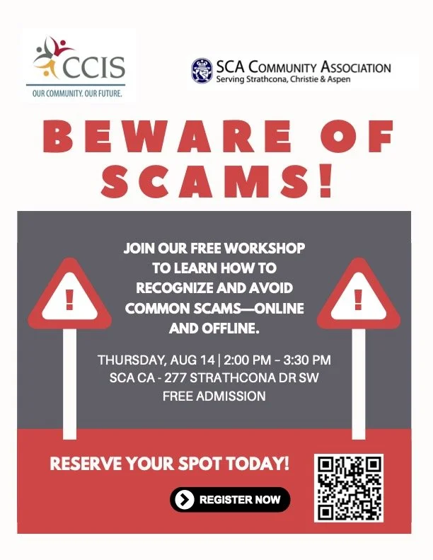 Beware of Scams - Presented by CCIS