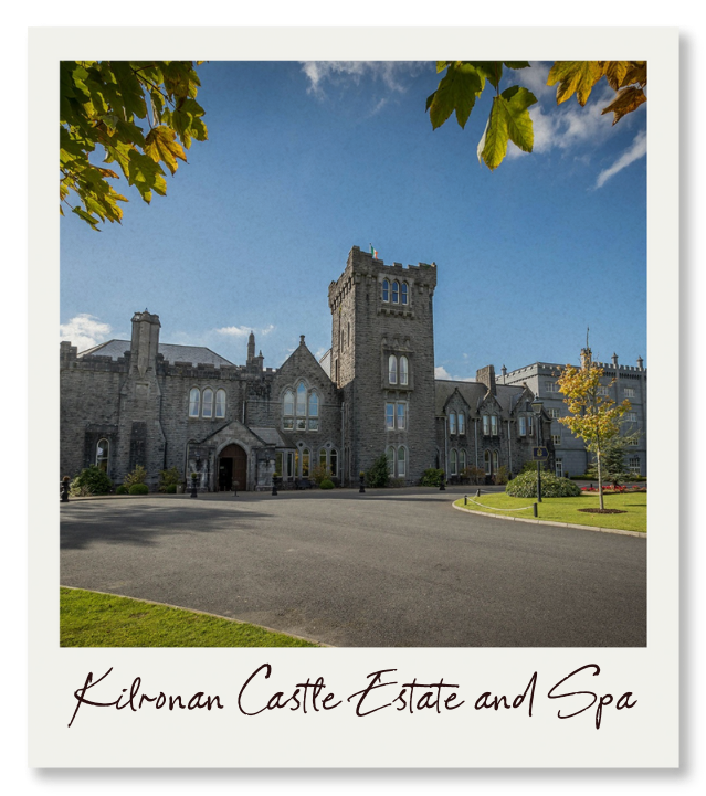 Kilronan Castle Kilronan Castle's Victorian facade overlooks the serene waters of Lough Meelagh, surrounded by the wooded landscapes and rolling hills of Roscommon's Hidden Heartlands.