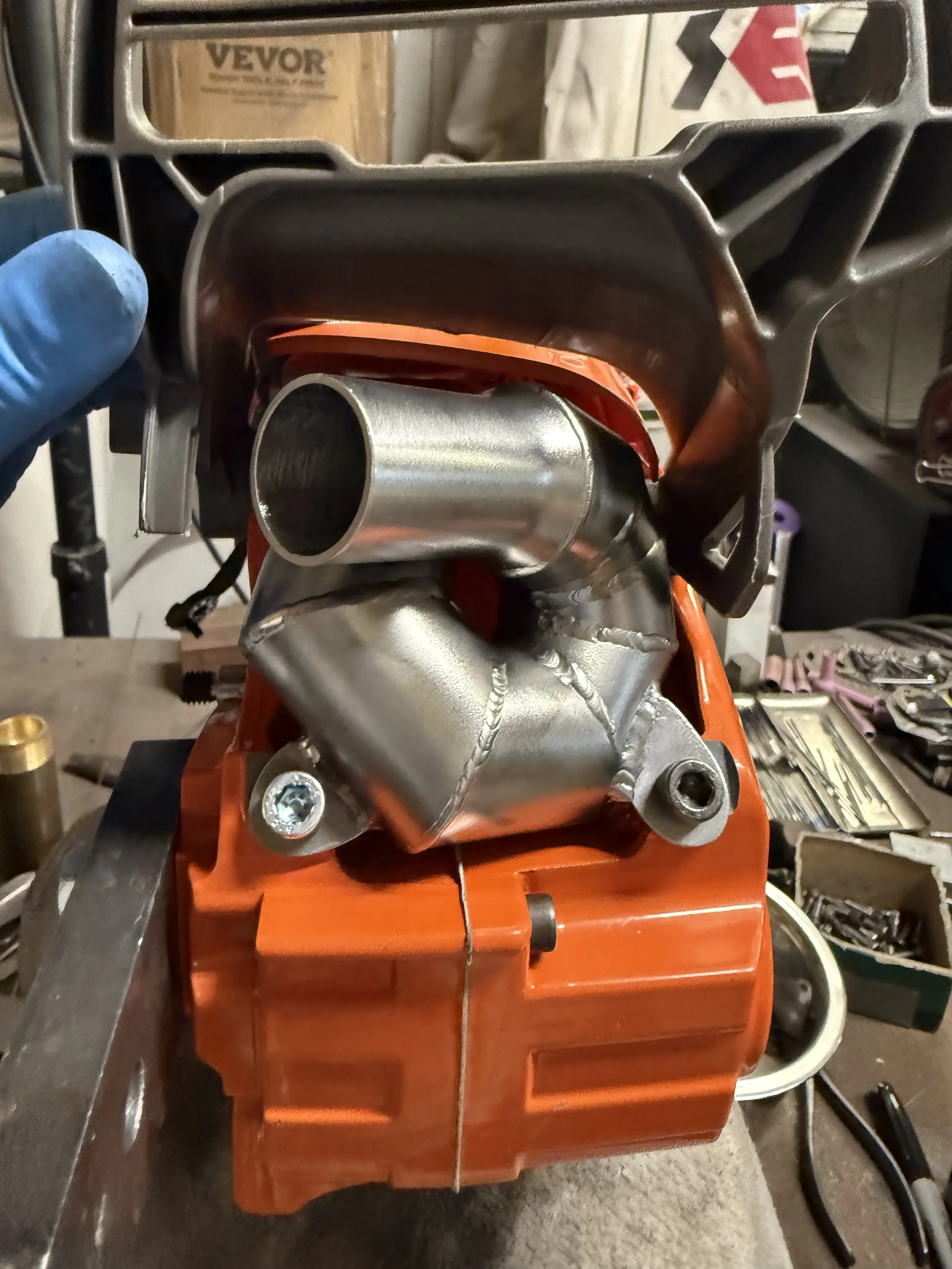 husqvarna 550xp chainsaw pipe