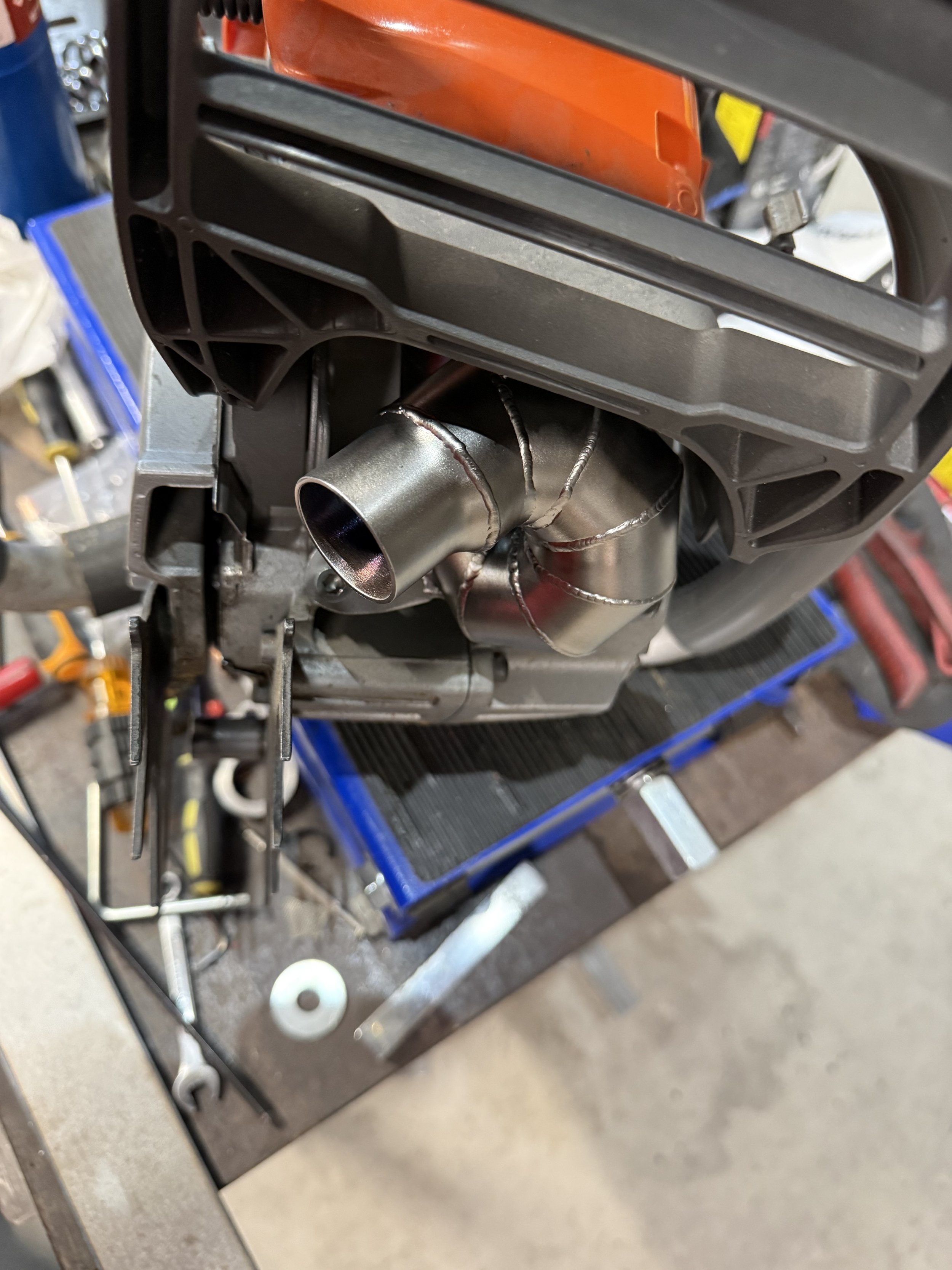 husqvarna chainsaw ported exhaust