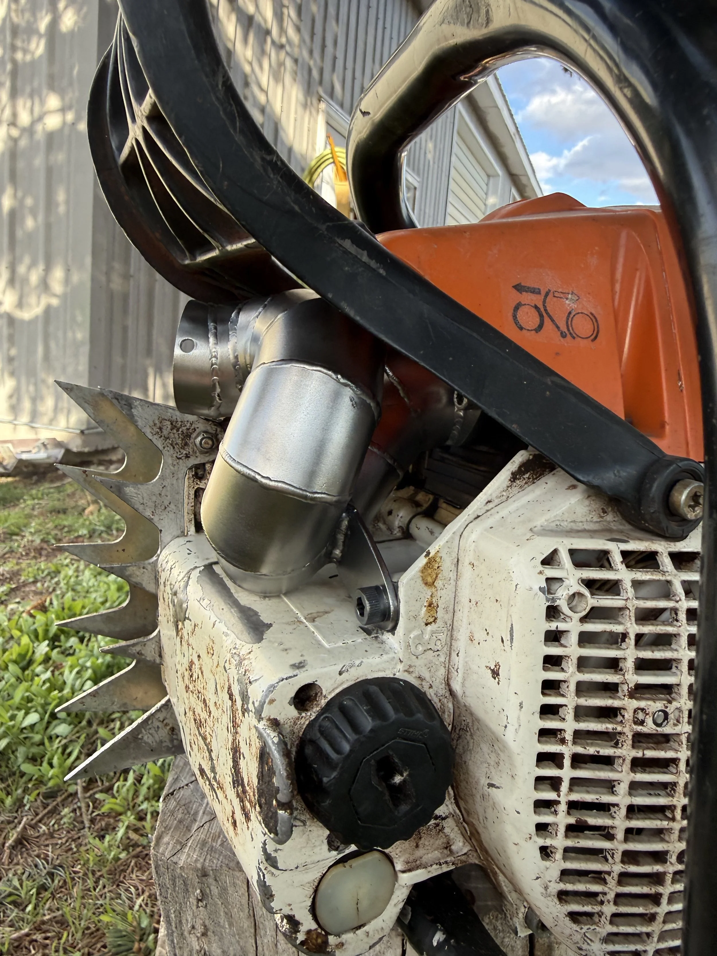 stihl 660 chainsaw  pipe