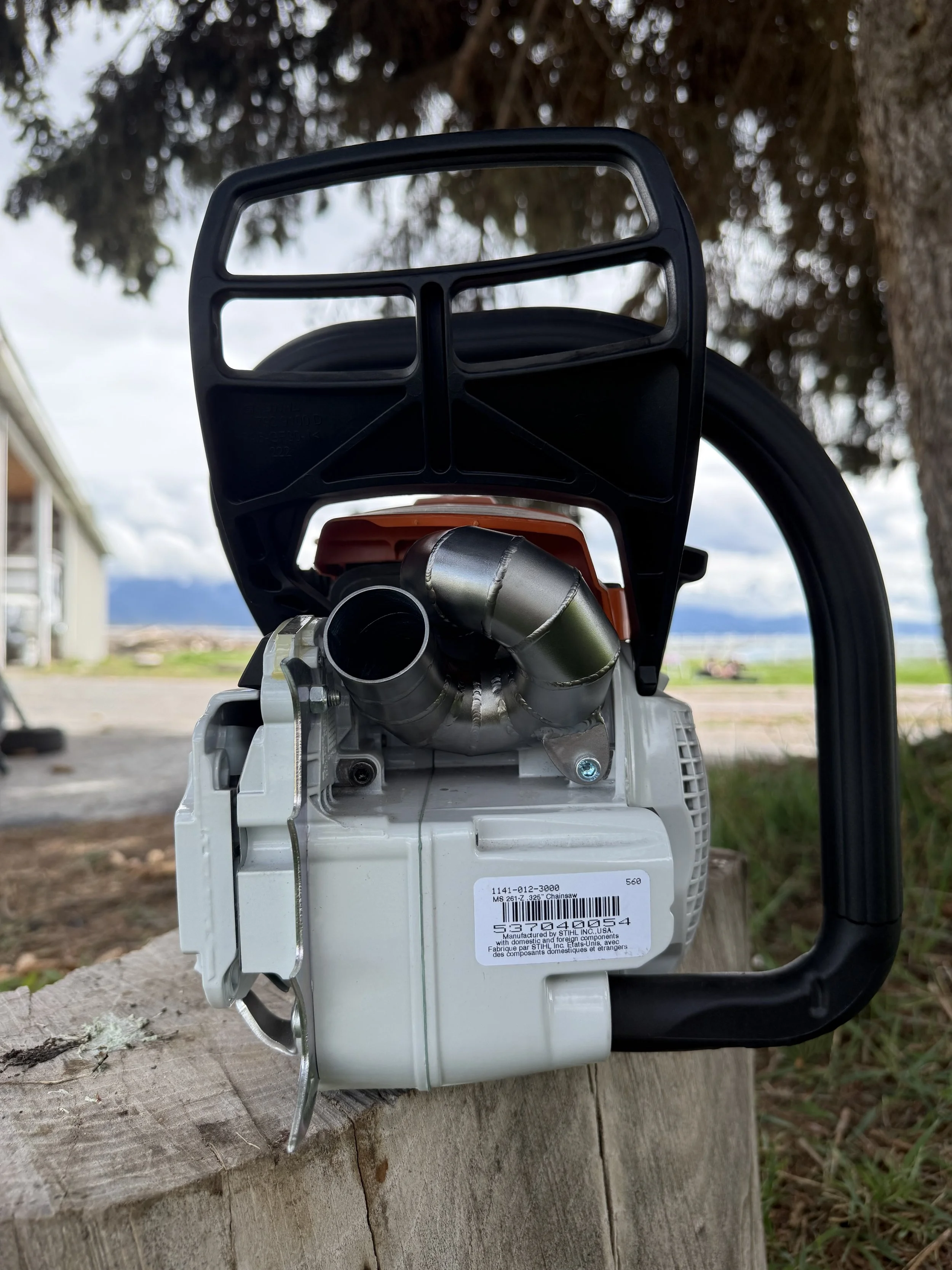 stihl 261 ported muffler