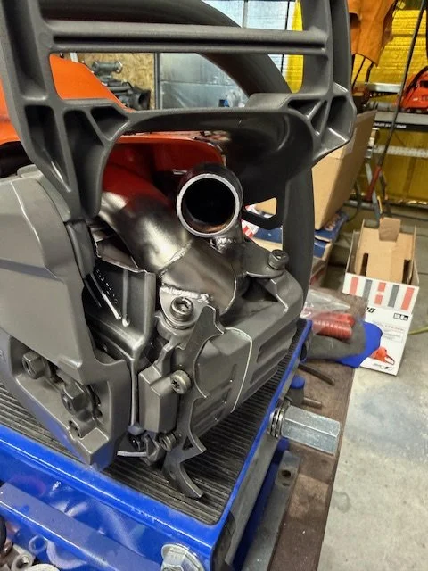 husqvarna 545xp chainsaw pipe