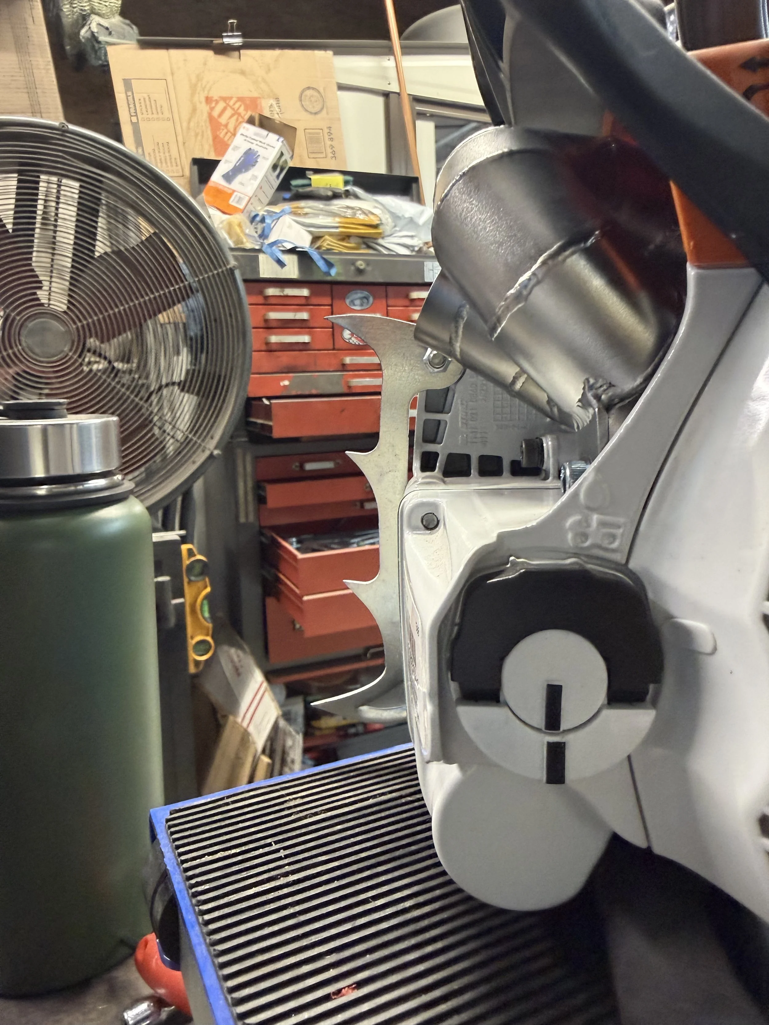 stihl chainsaw performance exhaust