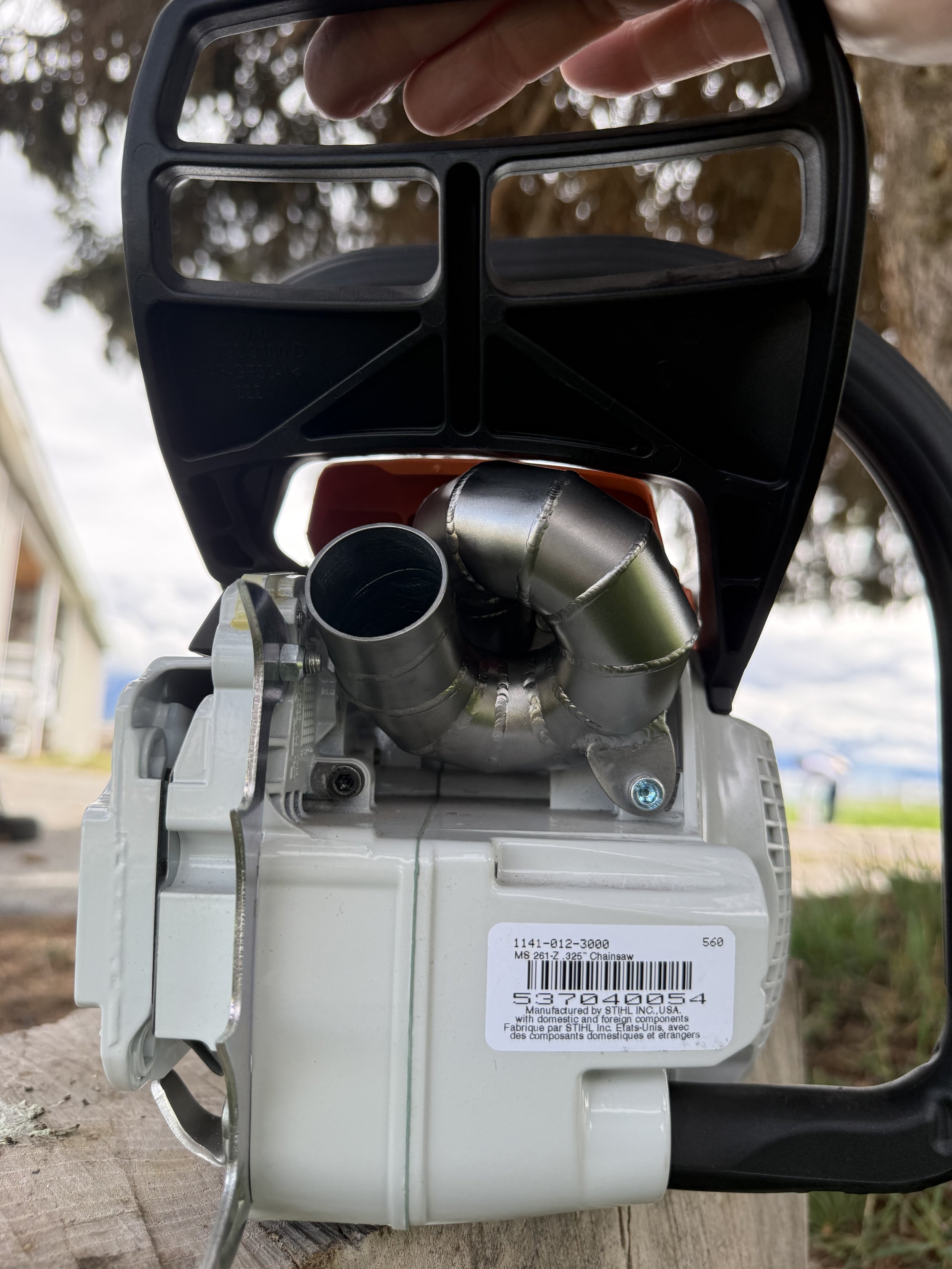 stihl ms 261c pipe