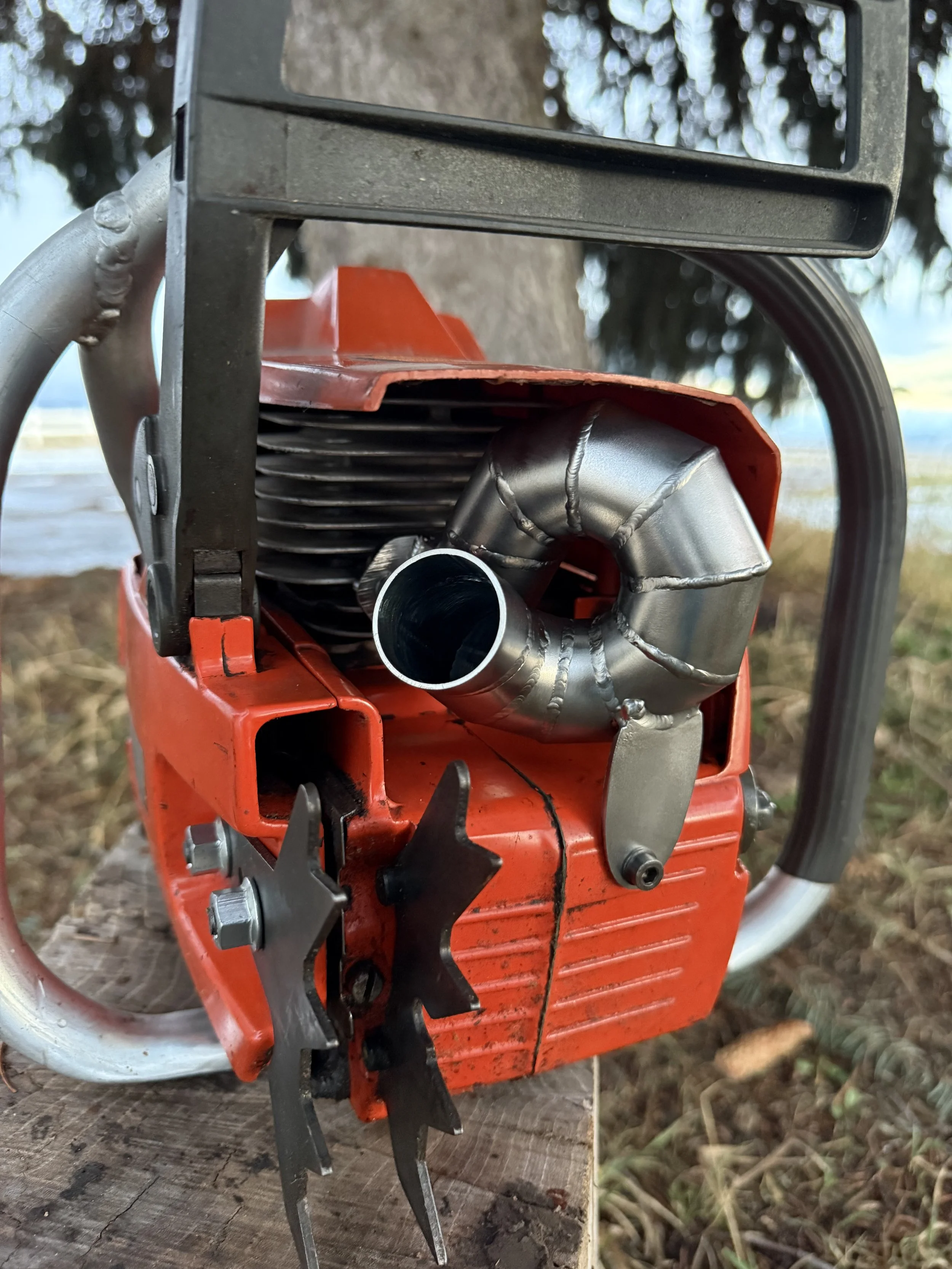 husqvarna 268 chainsaw exhaust