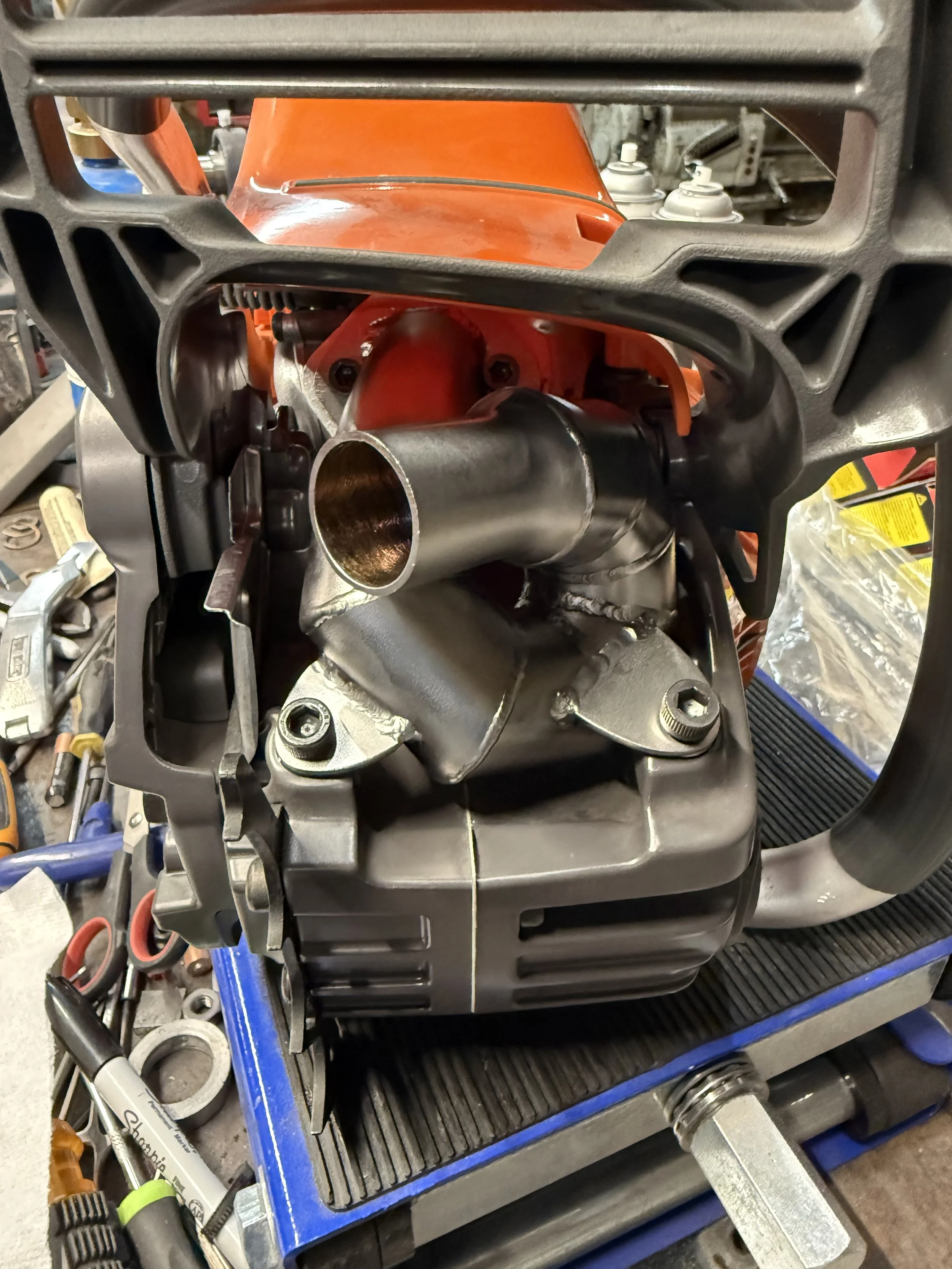 husqvarna 550xp chainsaw pipe