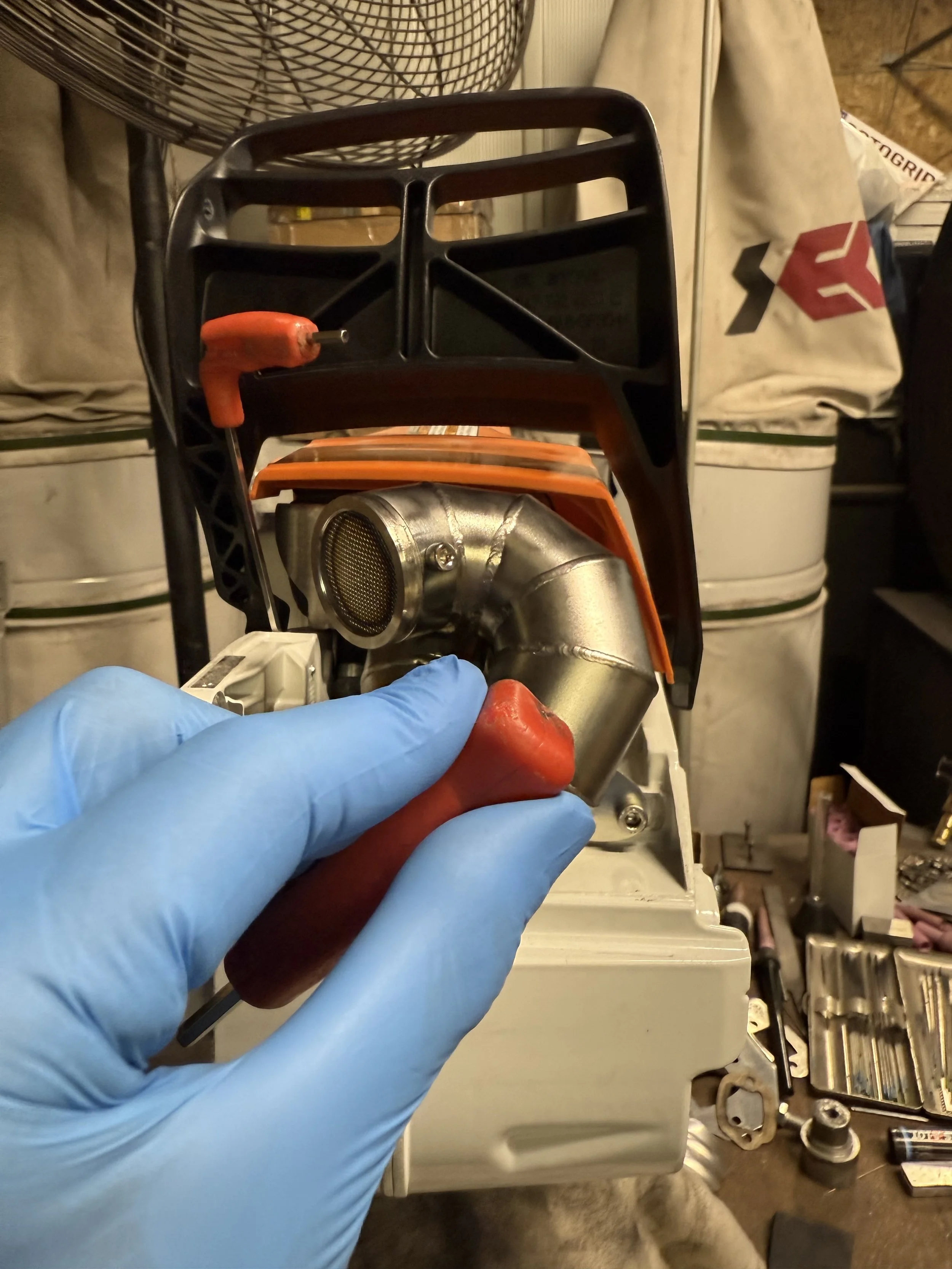 Stihl 500i performance muffler