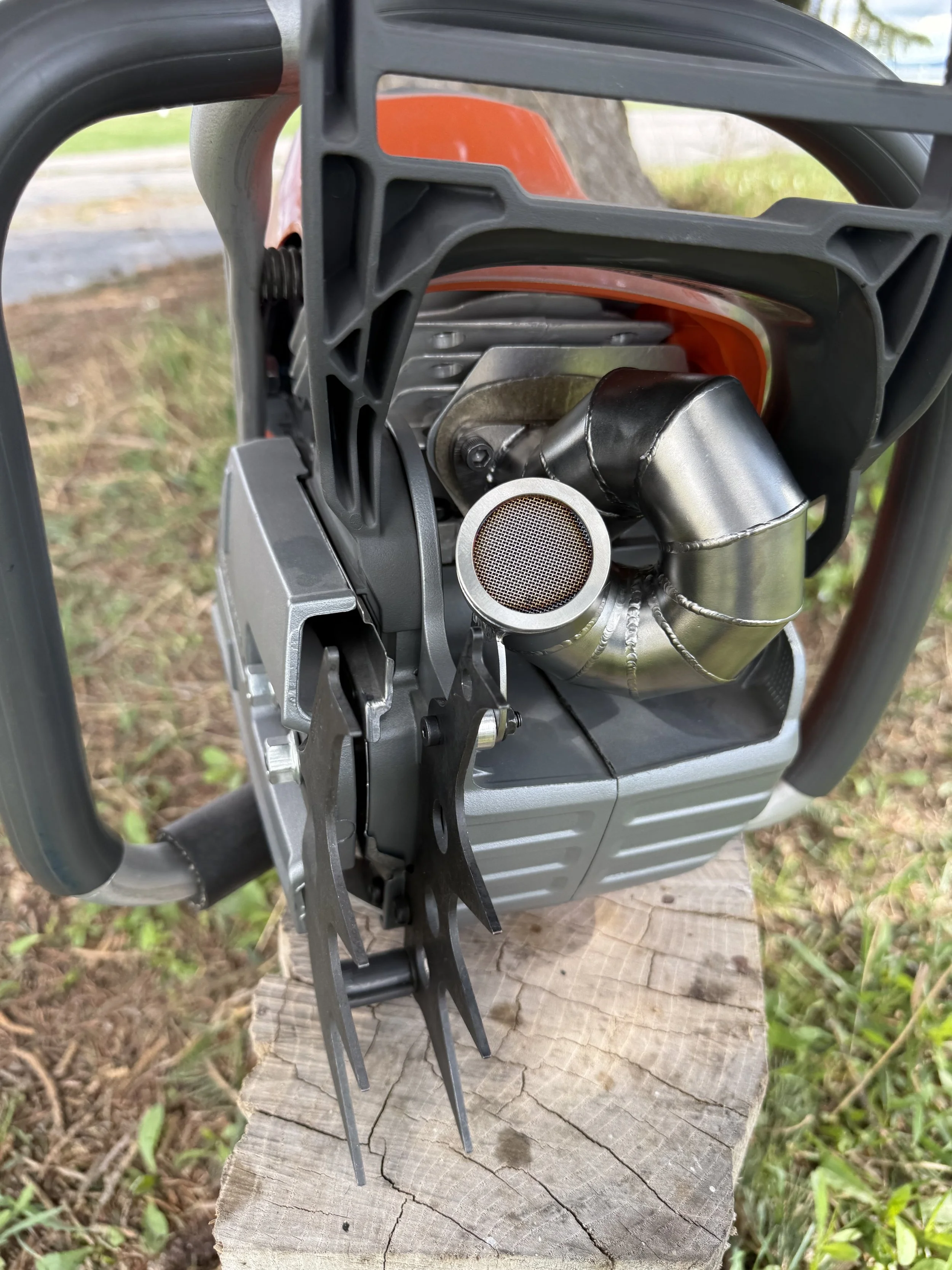 husqvarna 585xp  chainsaw pipe