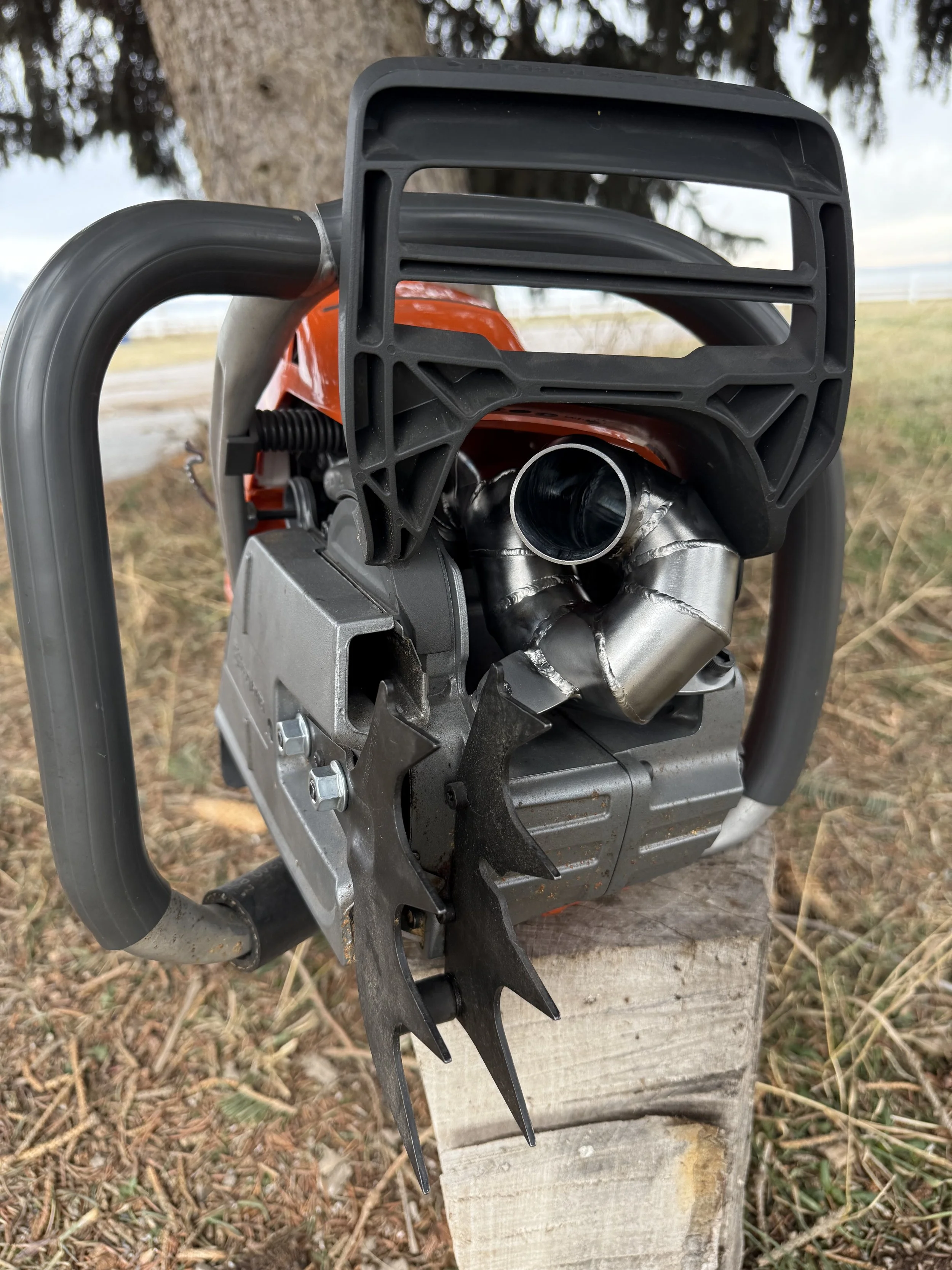 husqvarna chainsaw exhaust