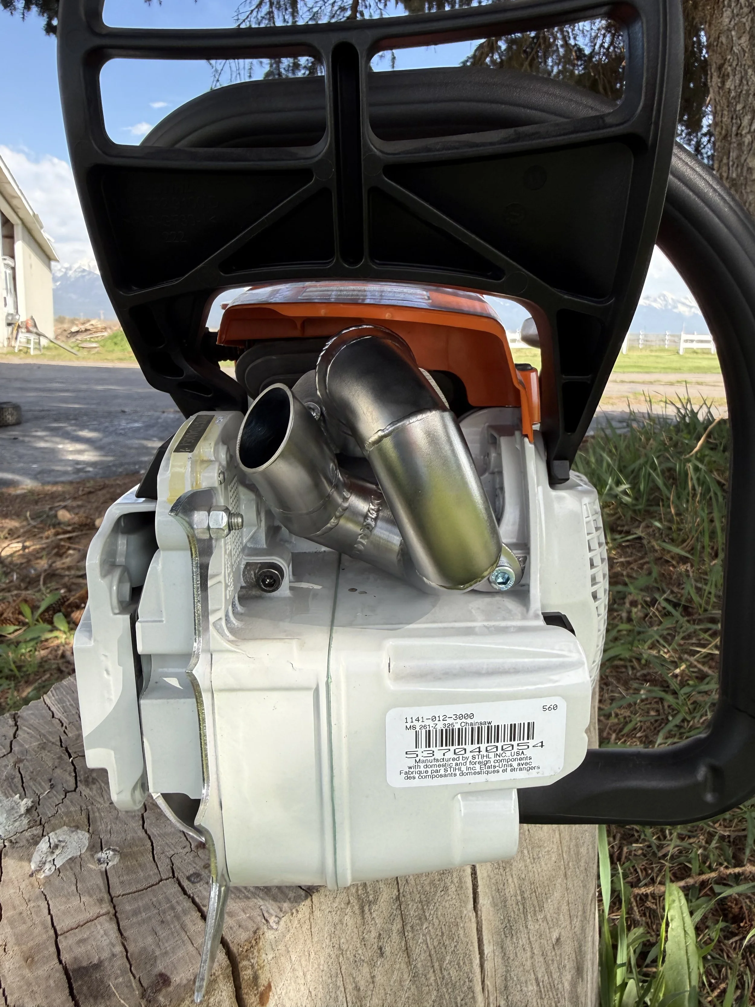 stihl ms 261c ported muffler
