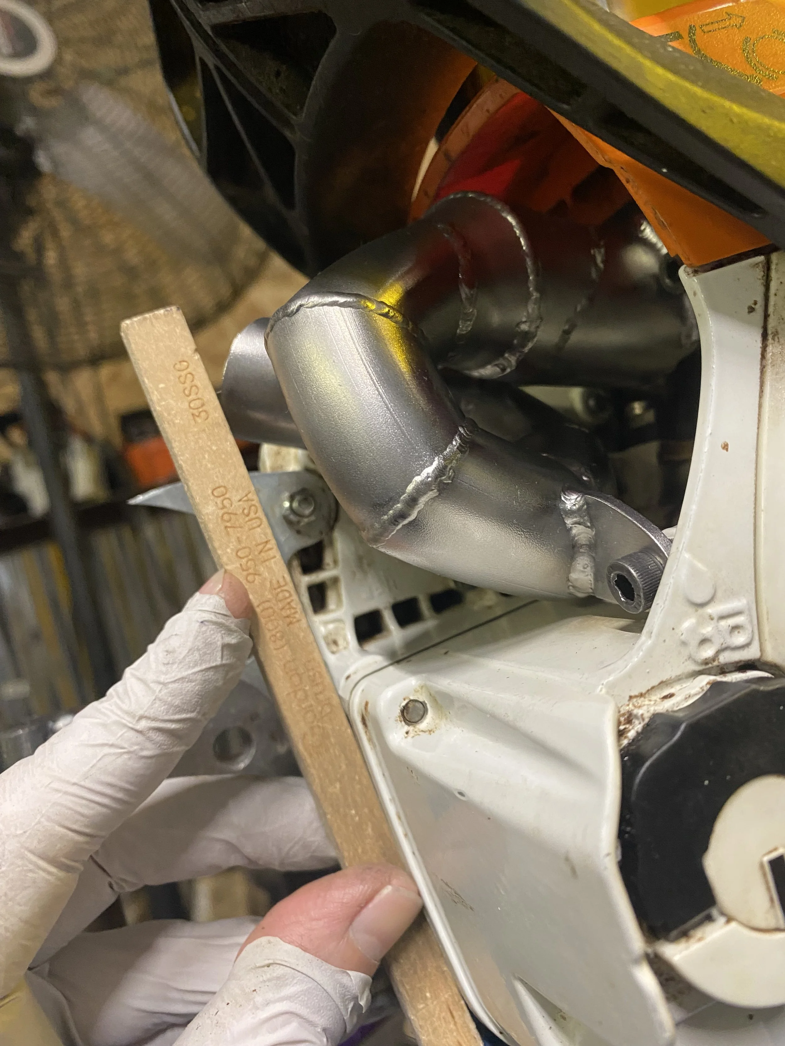 chainsaw straight pipe