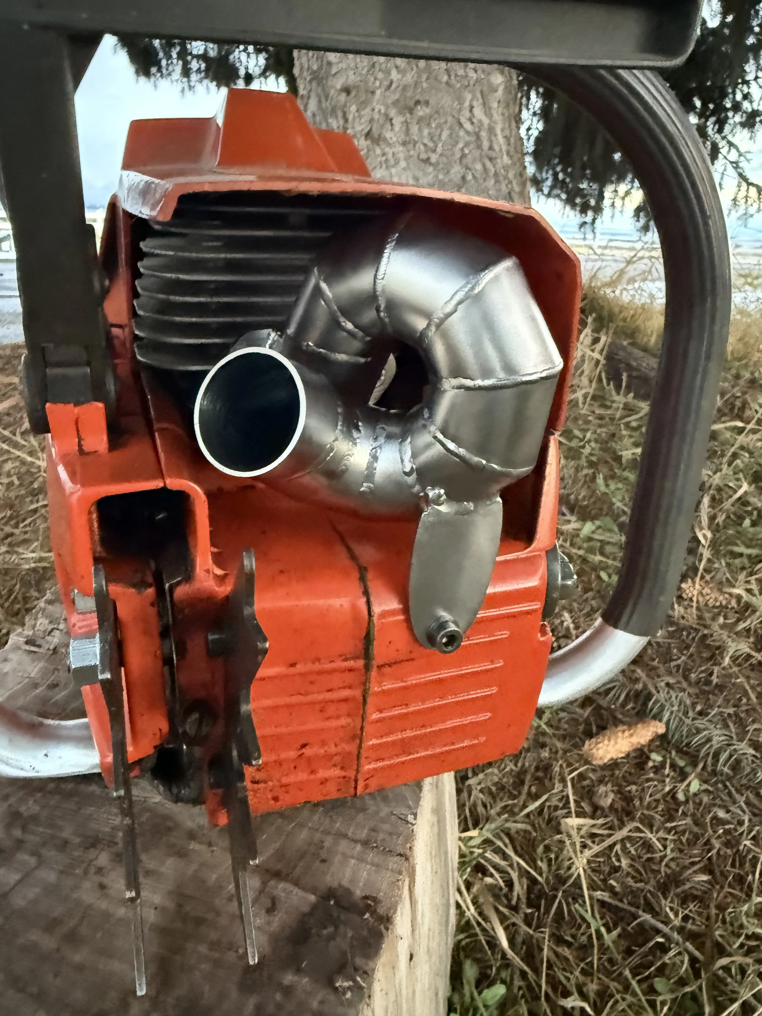 chainsaw exhaust pipe 372xp