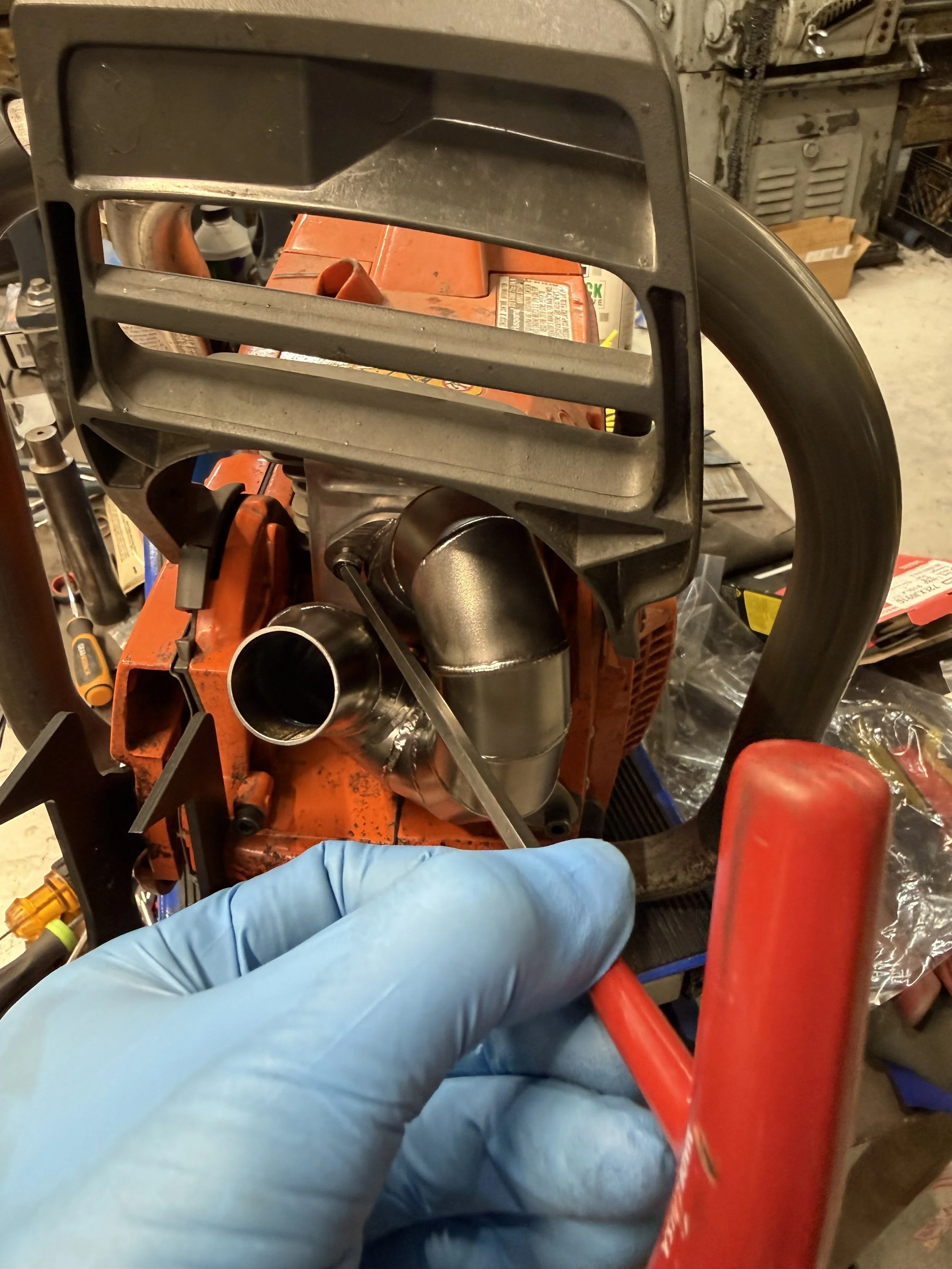 husqvarna 390xp chainsaw pipe